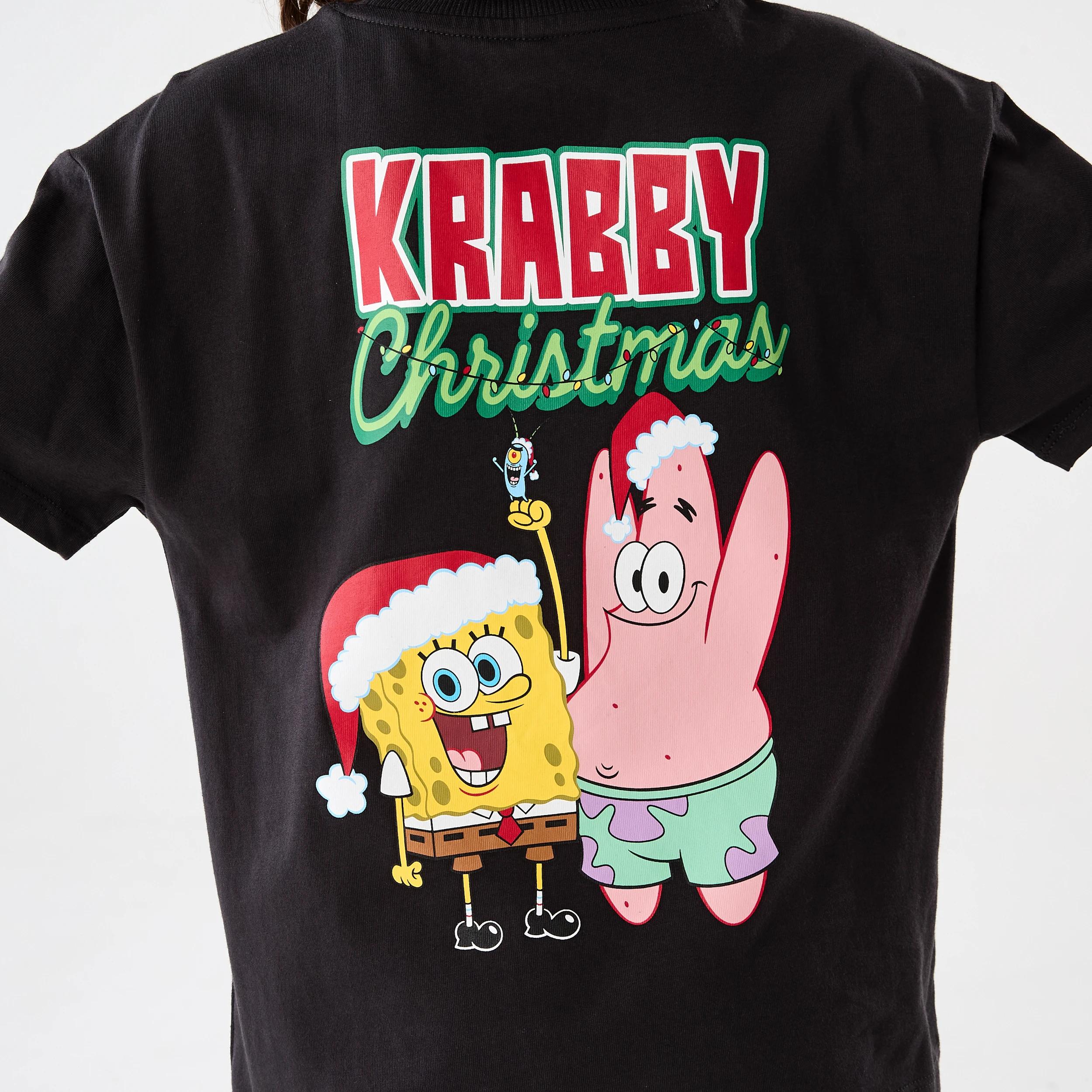 6 SpongeBob License Christmas Oversized T-shirt SPONGEBOB FAMILY XMAS KIDS FB PRINT, 6 of 8