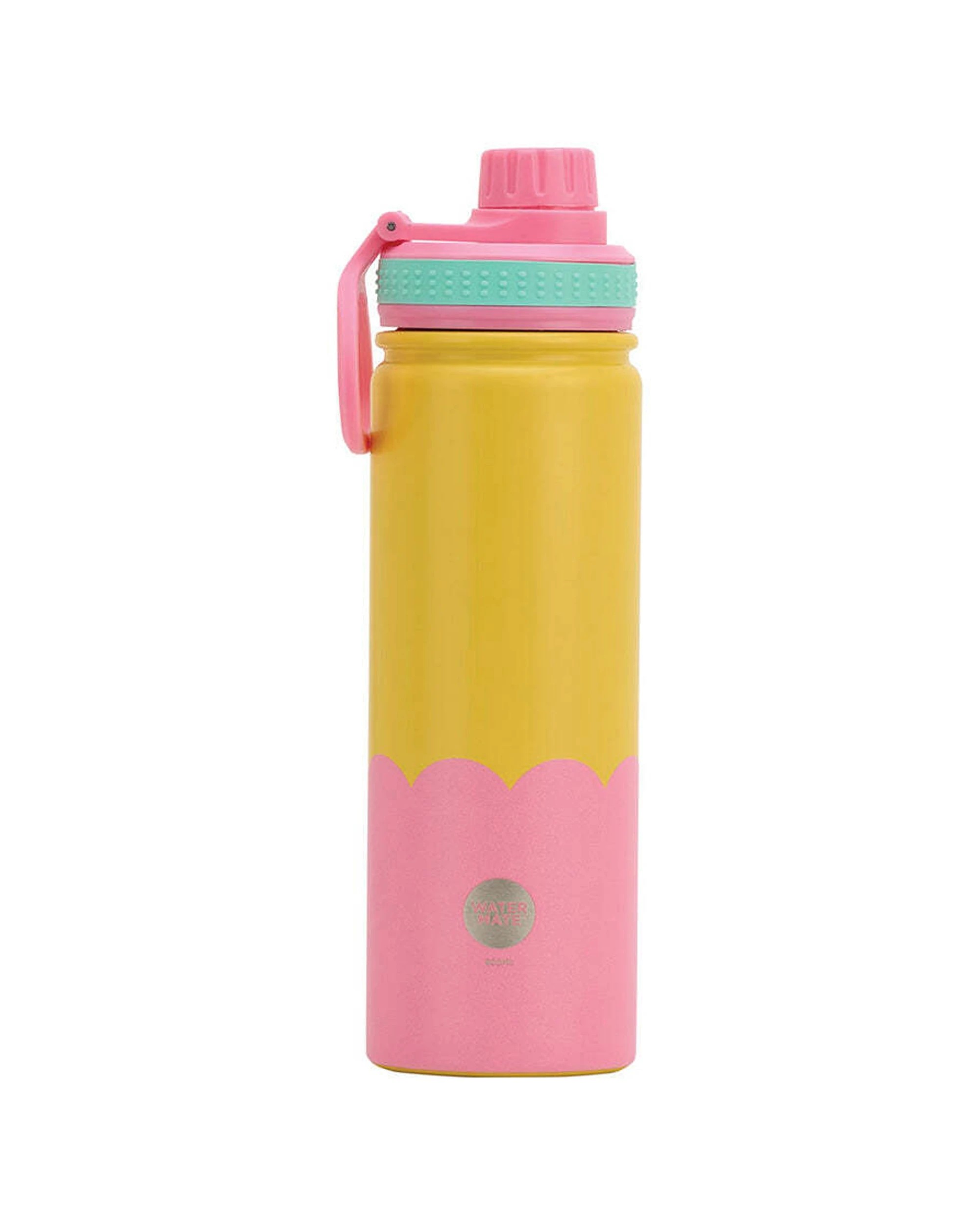1 Annabel Trends Watermate 600ml Stainless Steel Bottle Double Wall Candy - Yellow, 1 of 1