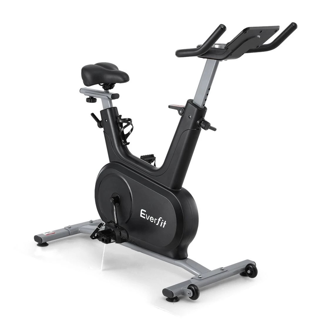 3 Everfit Exercise Bike Spin Bike Electromagnetic Smart Home Fitness 24-Level Resistance - Black, 3 of 10