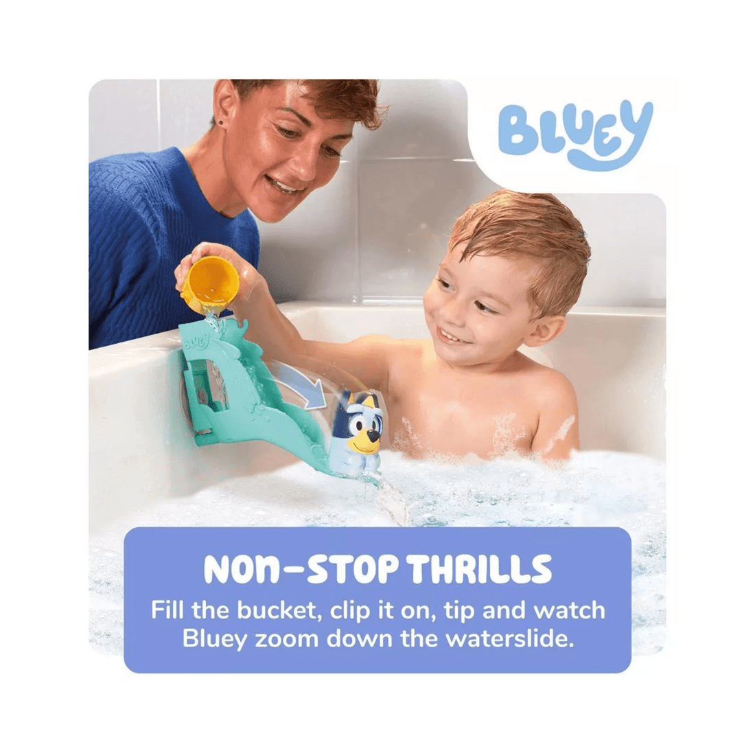 5 Tomy Toomies Bluey Waterslide Bath Toy, 5 of 6