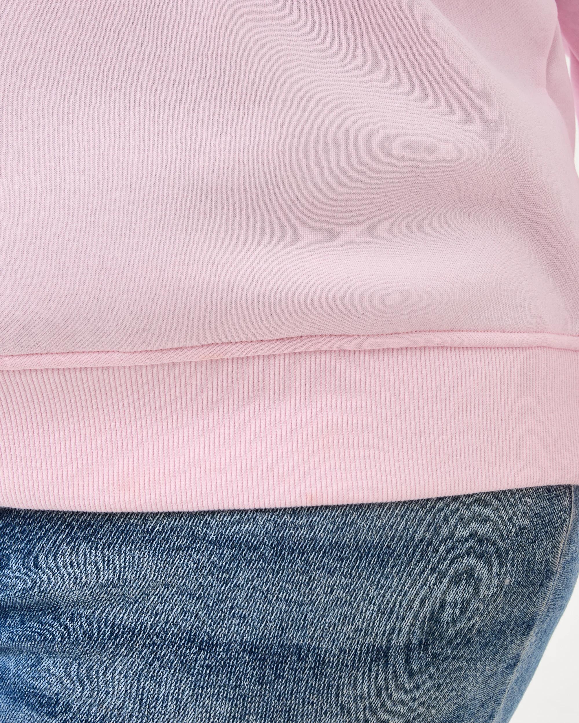 6 Curve Quarter Zip Sweatshirt Bllet Pink, 6 of 7