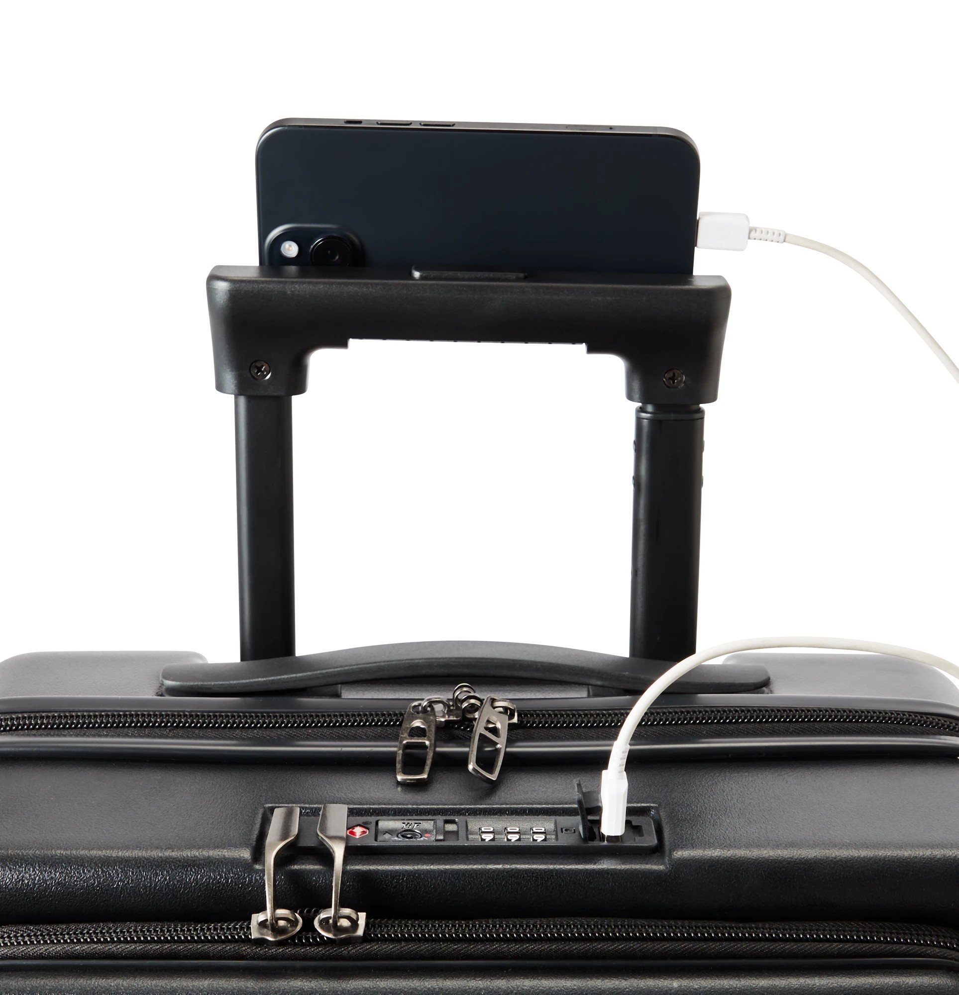 7 49cm Open Front Hard Case with Cup Holder - Black, 7 of 10