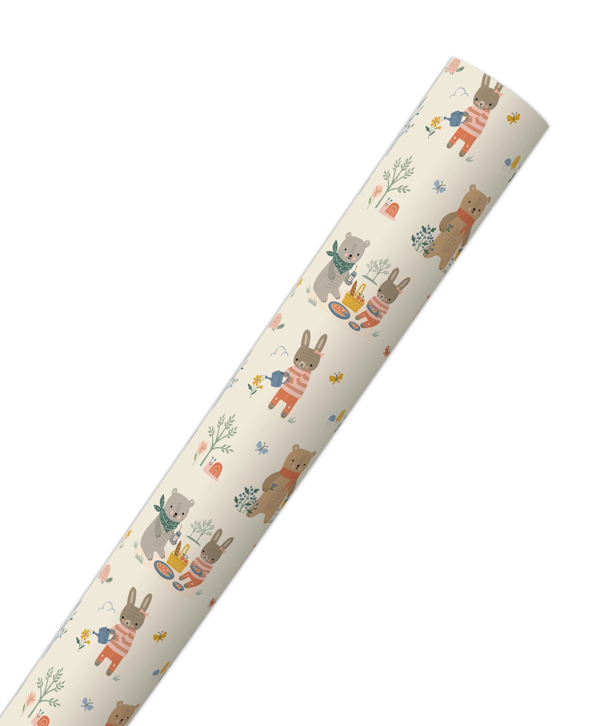 3 4m Hallmark Wrapping Paper - Bear Bunny Picnic, 3 of 3