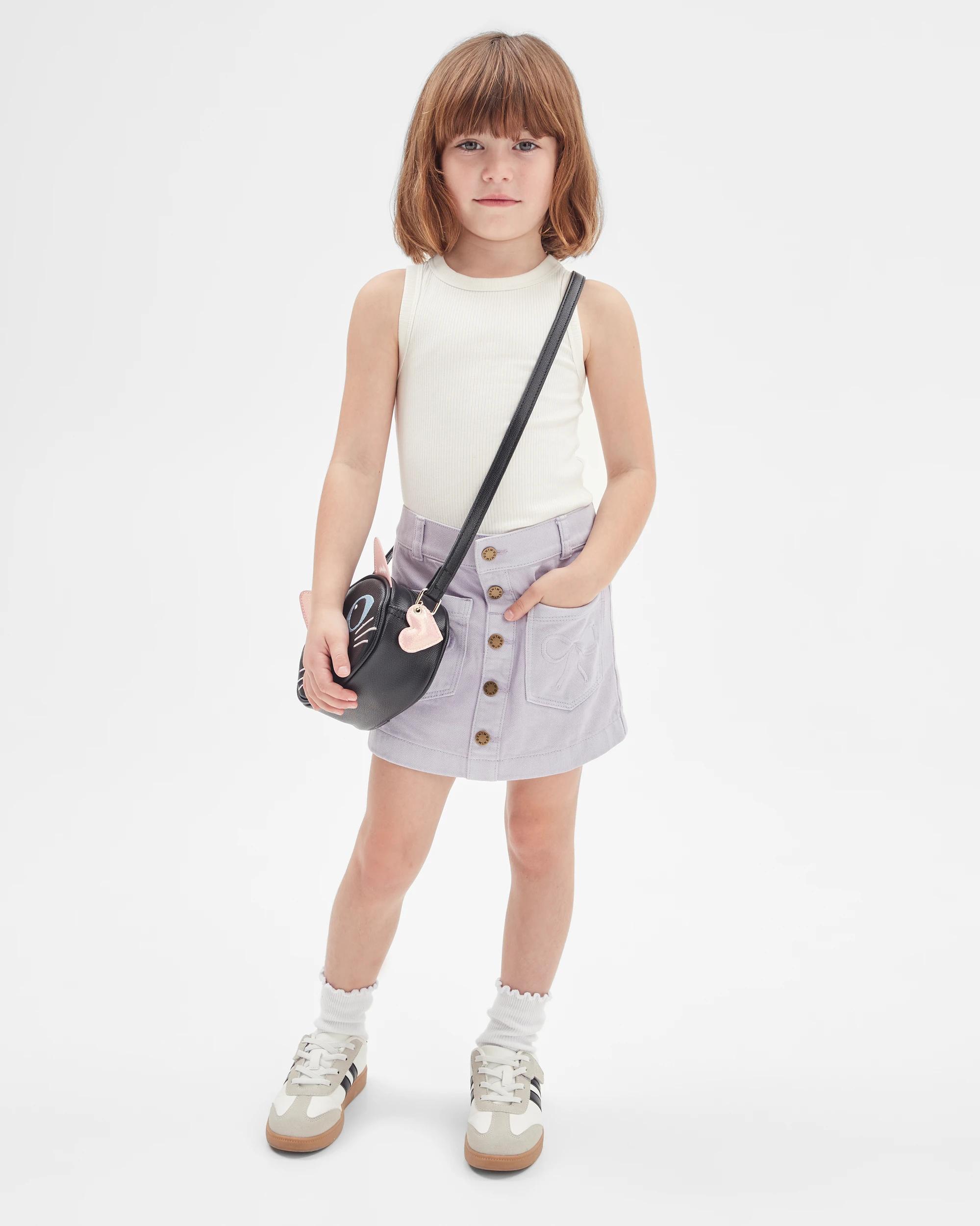 2 Target Denim Skort PURPLE, 2 of 6