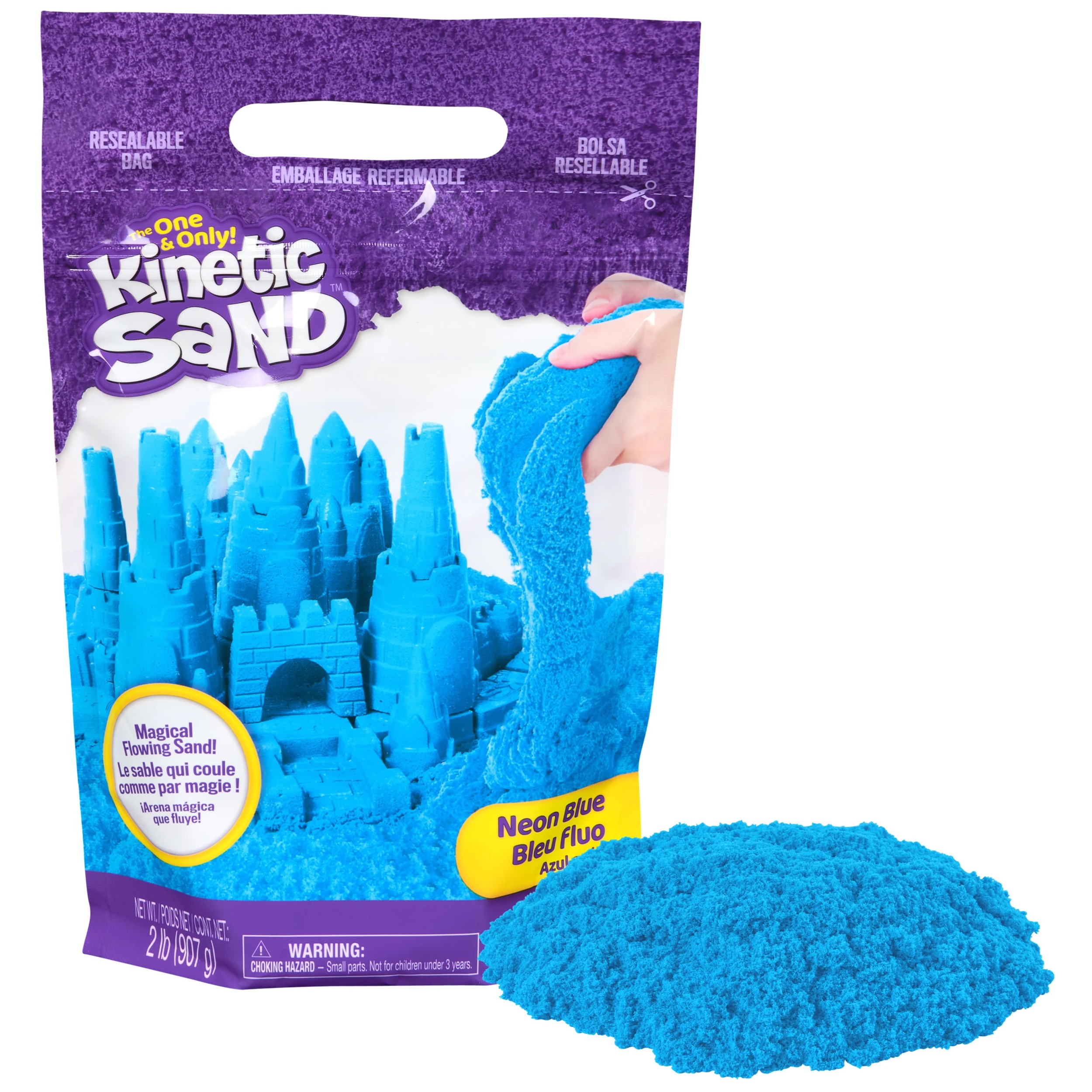 1 Kinetic Sand 2lb Bag - Blue - Multi, 1 of 8
