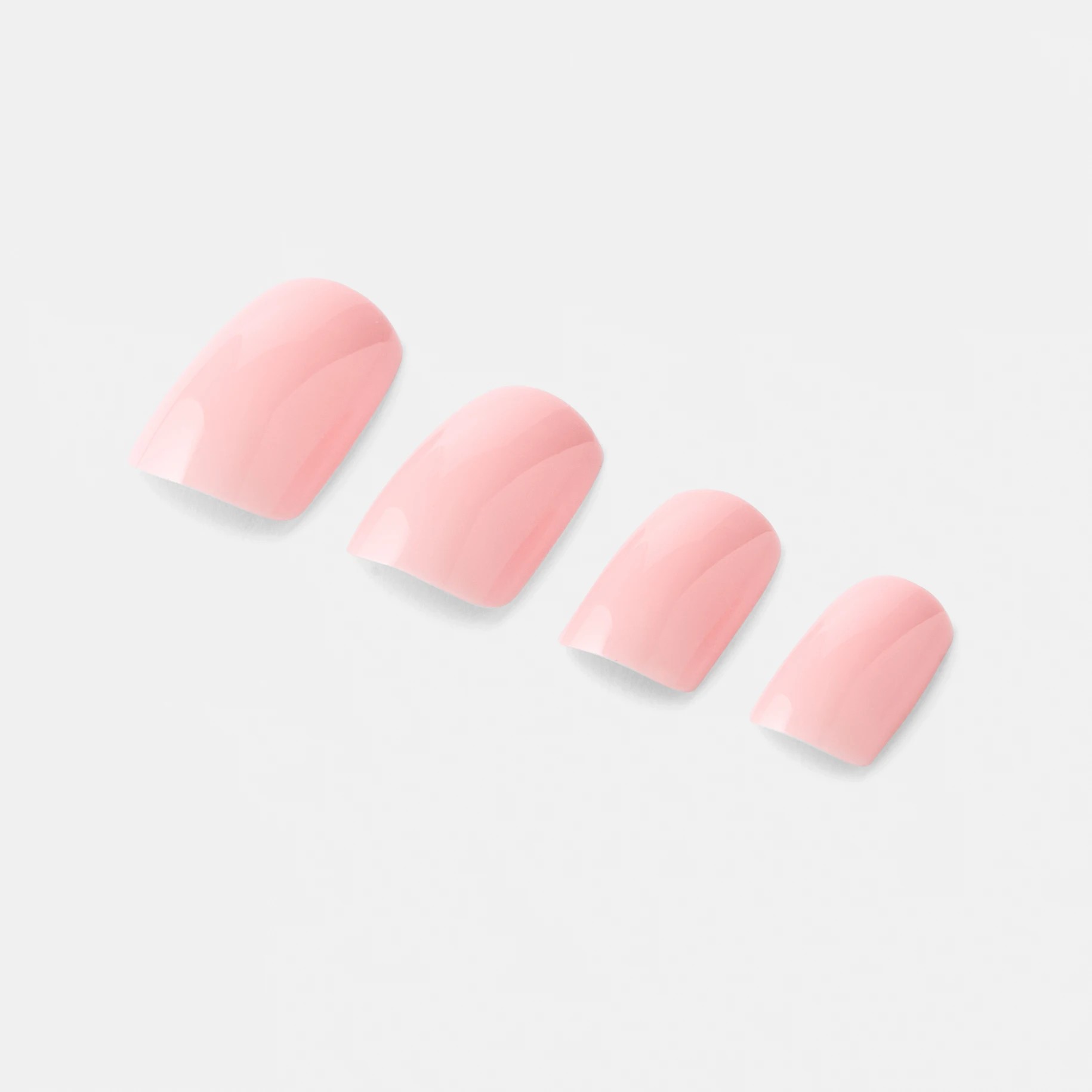 5 OXX Cosmetics 24 Pack Artificial Nails with Adhesive - Medium Square Shape, Nude Pink, 5 of 5