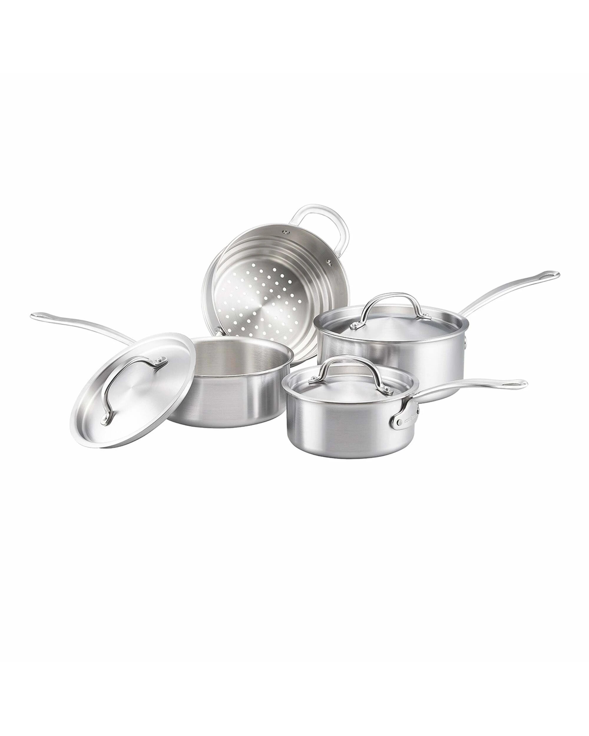 1 Essteele Per Amore Clad Stainless Steel Induction 4 Piece Cookware Set - Silver, 1 of 2