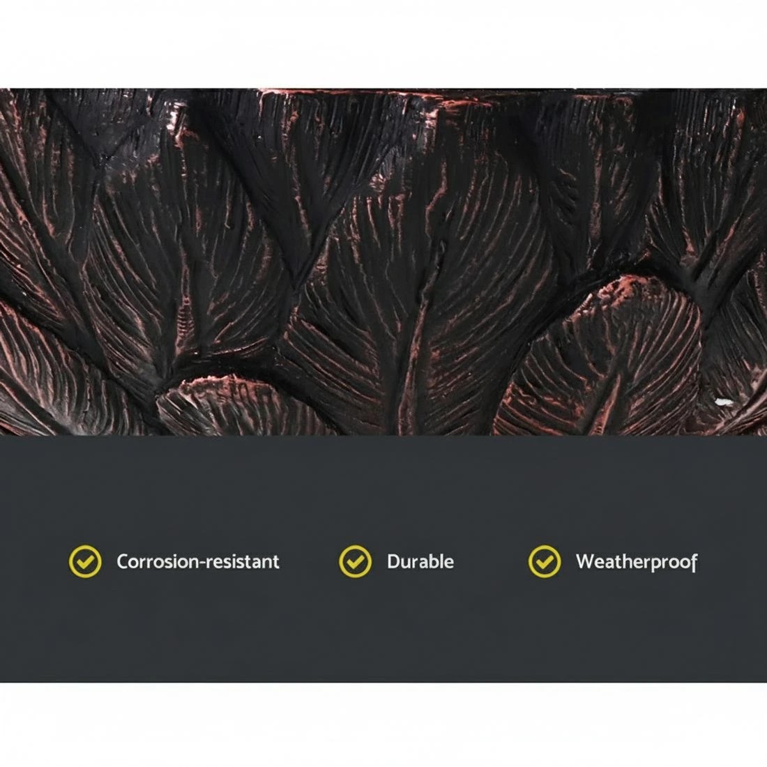 5 Gardeon Solar Water Feature Tier Fountain with Pump Kit Bird Bath 106CM Peacock - Black, 5 of 9