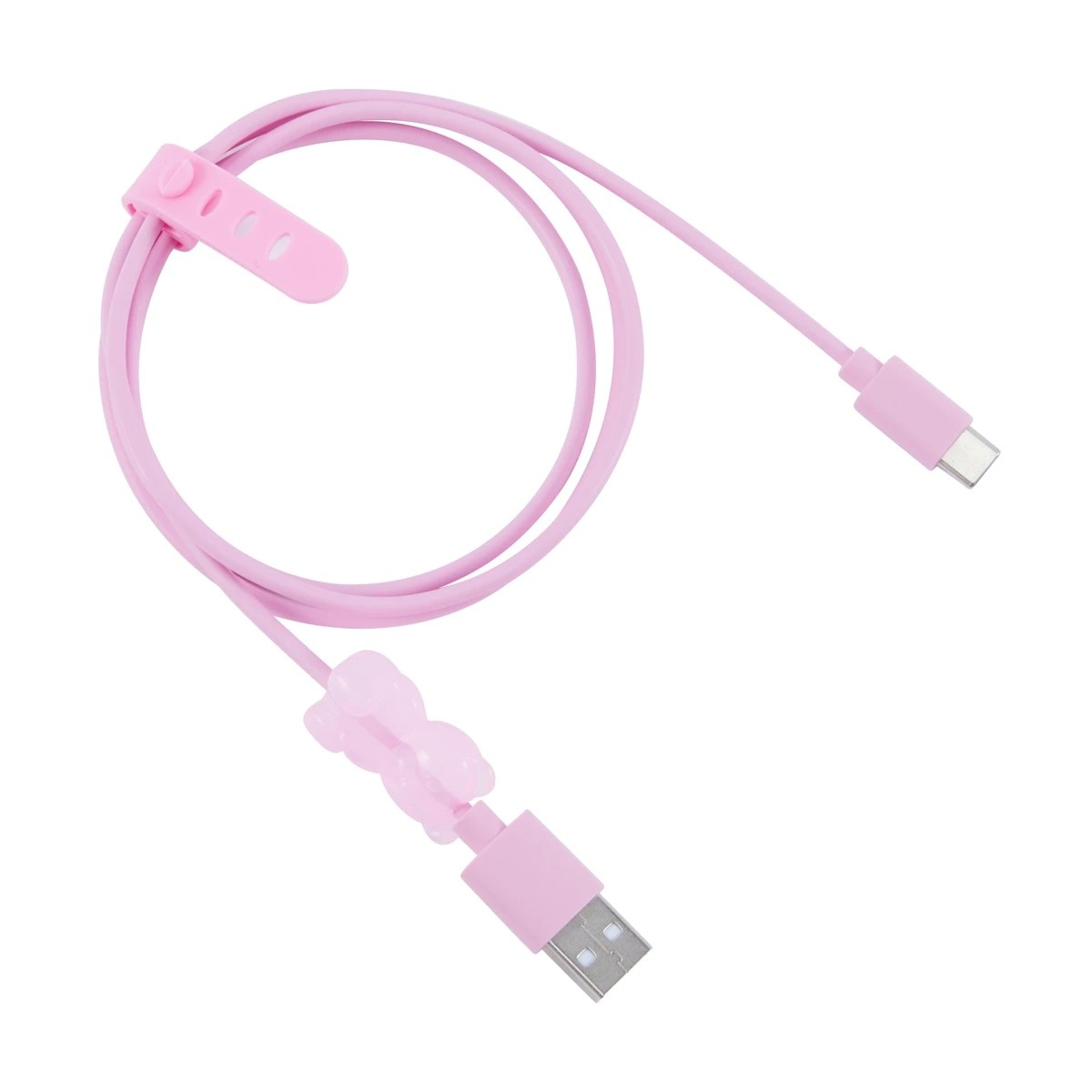 3 USB-A to USB-C Cable - Jelly Bear, 3 of 4
