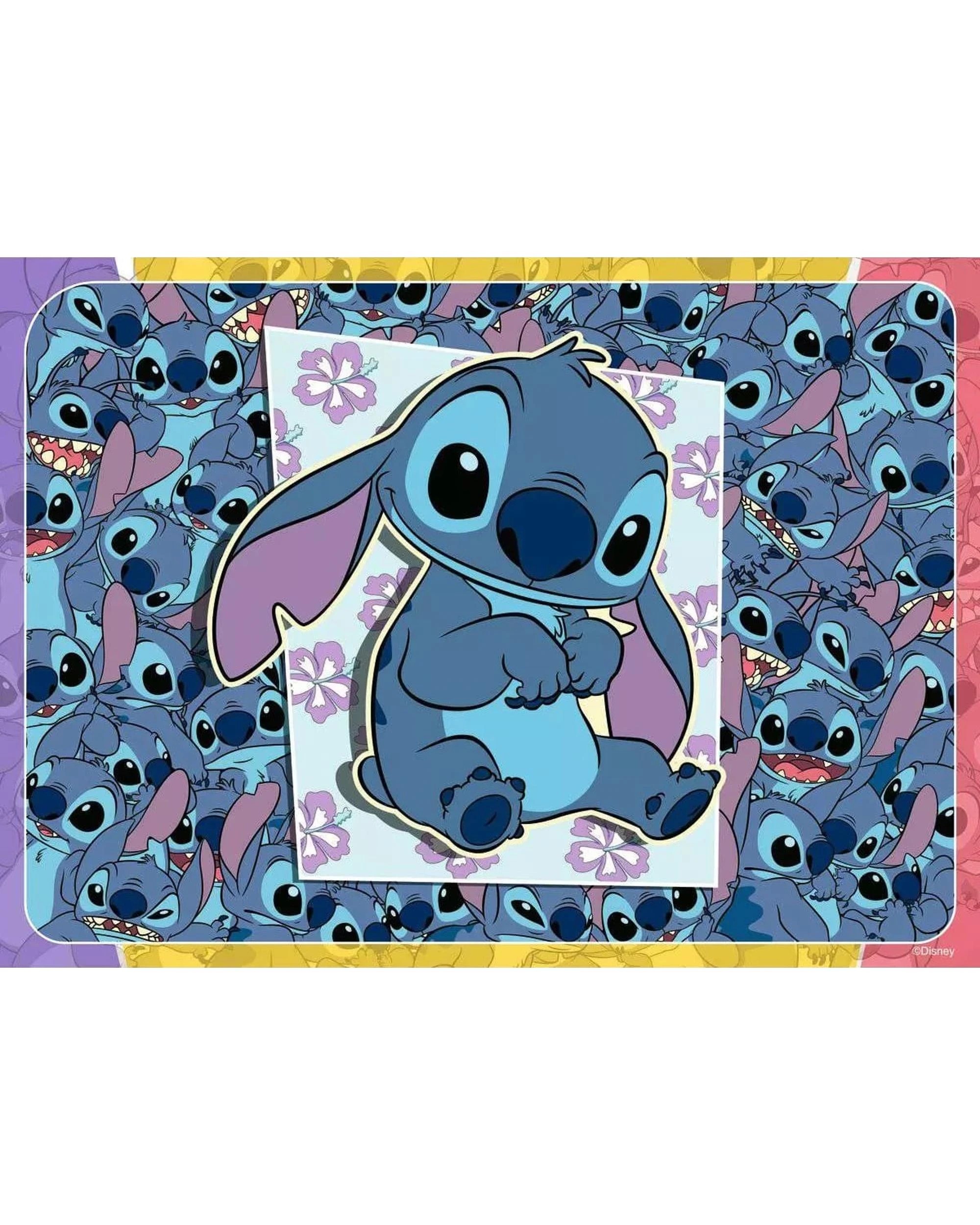5 Ravensburger Disney Stitch Bumper Puzzle Pack 4 x 100 Piece Jigsaw Puzzle, 5 of 5