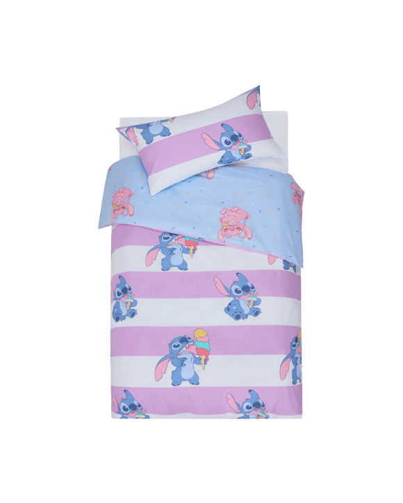 Disney Stitch Cotton Quilt Cover Set - Single Bed