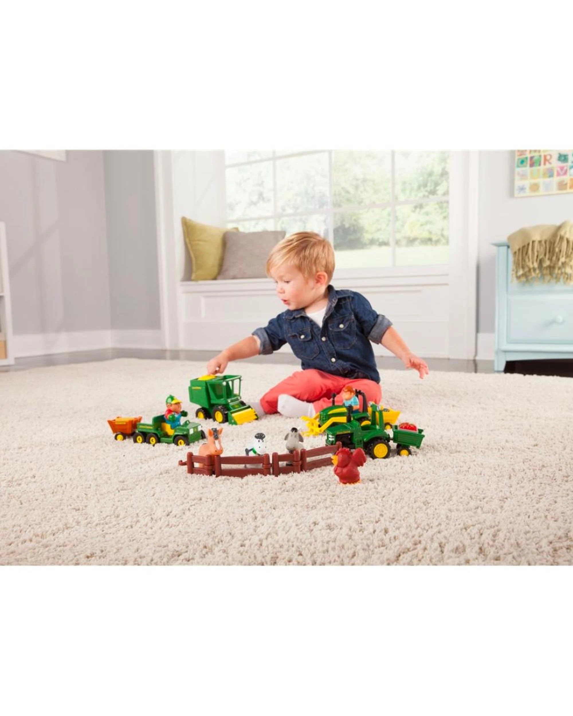 3 John Deere Vehicle Farm Playset  20 Piece Set 5, 3 of 3