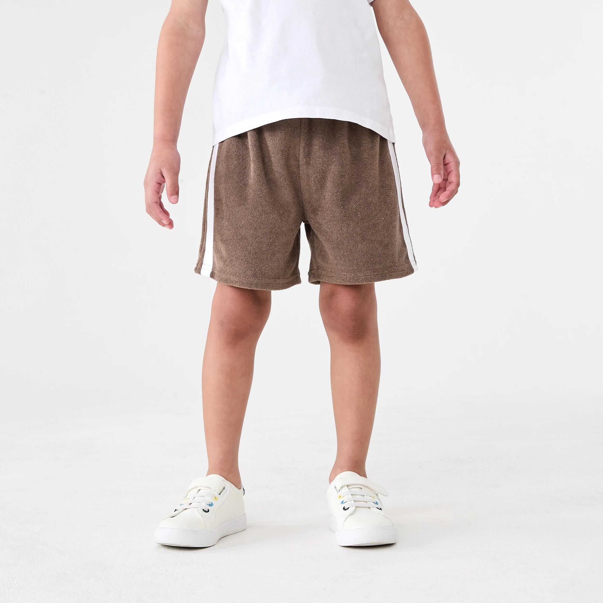 1 Terry Toweling Shorts Mlk Brwn, 1 of 6