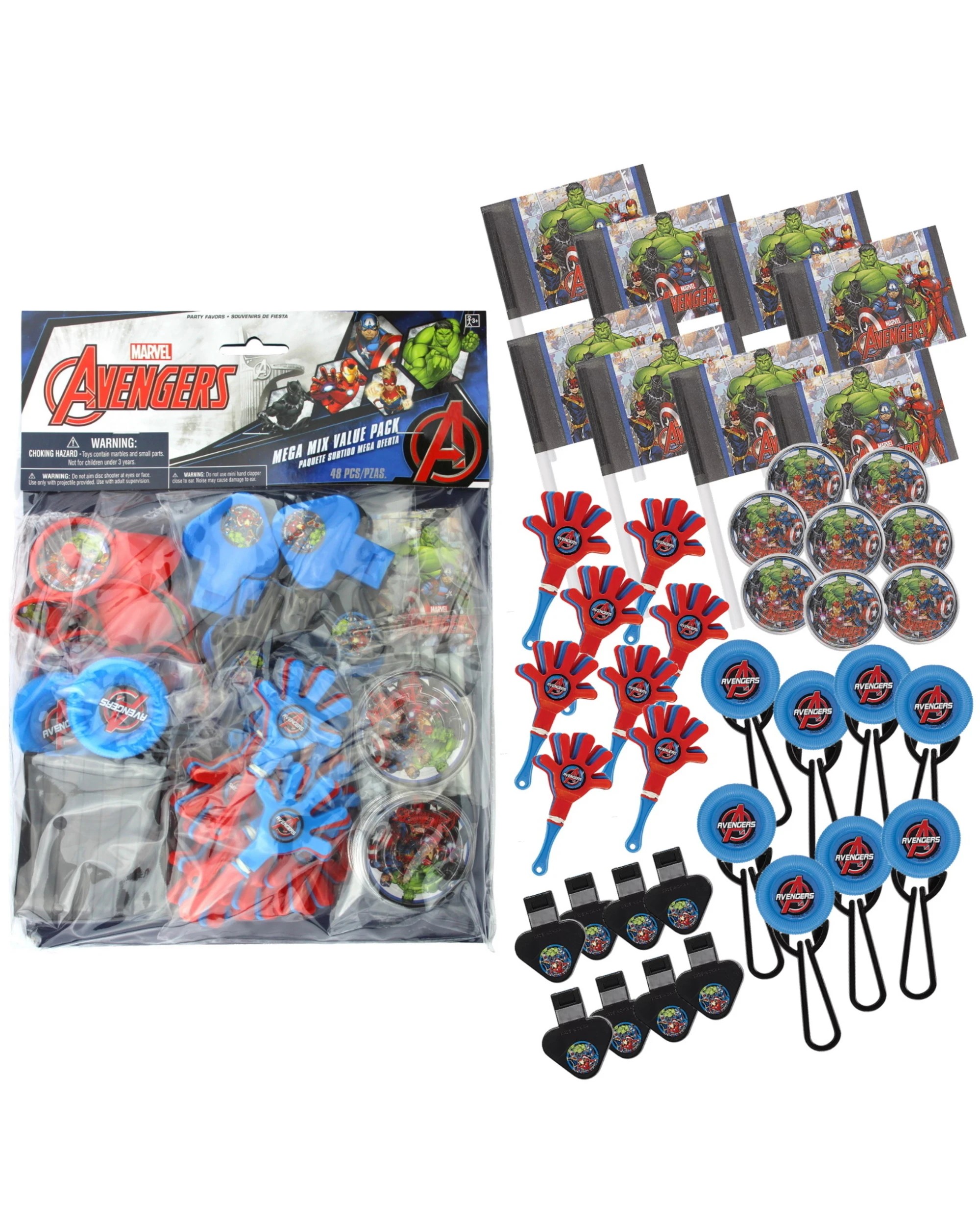 1 Marvel Avengers Marvel Powers Unite Mega Value Favour Pack 48 Pieces, 1 of 1