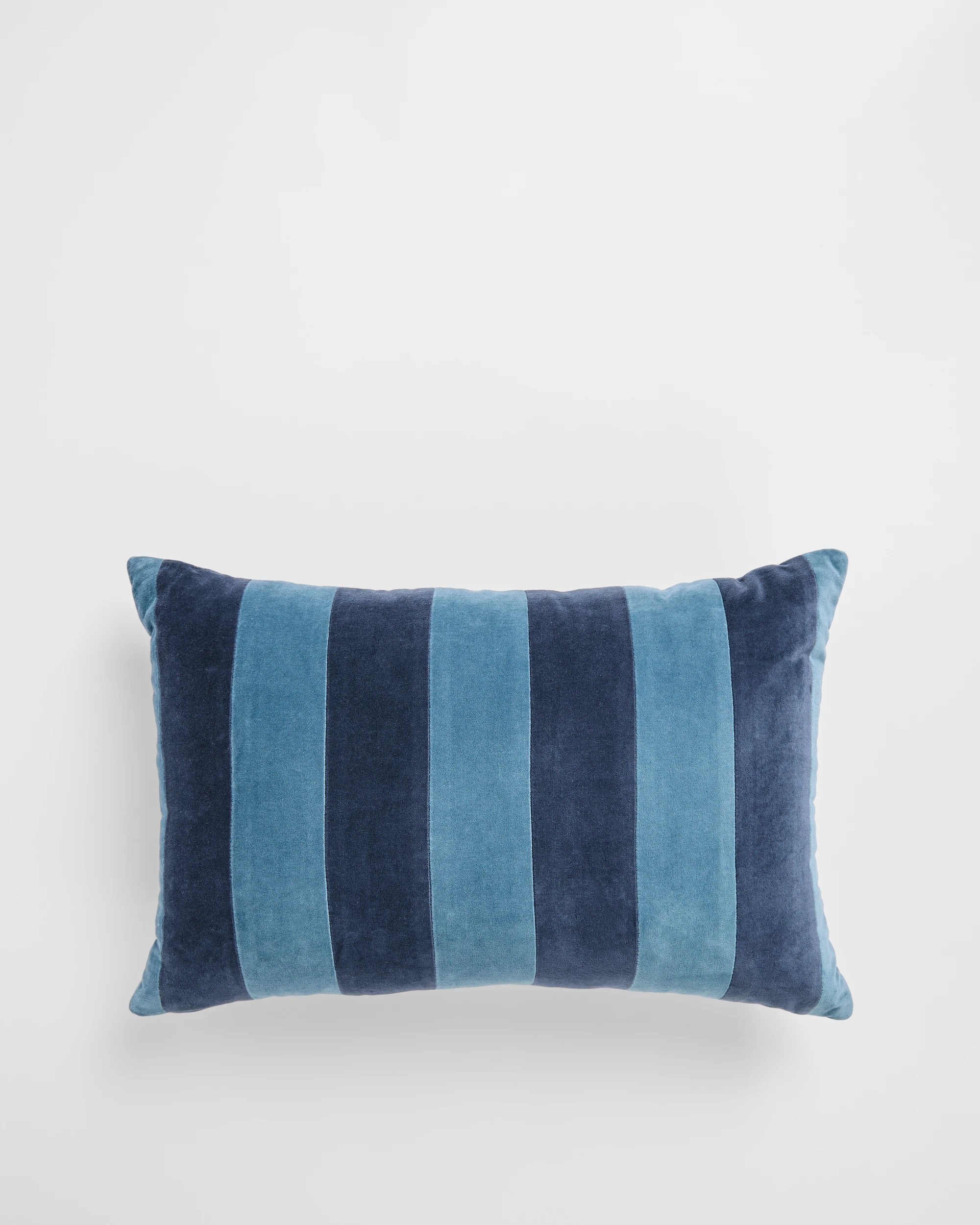 1 Target Lacy Velvet Stripe Cushion - Blue, 1 of 2