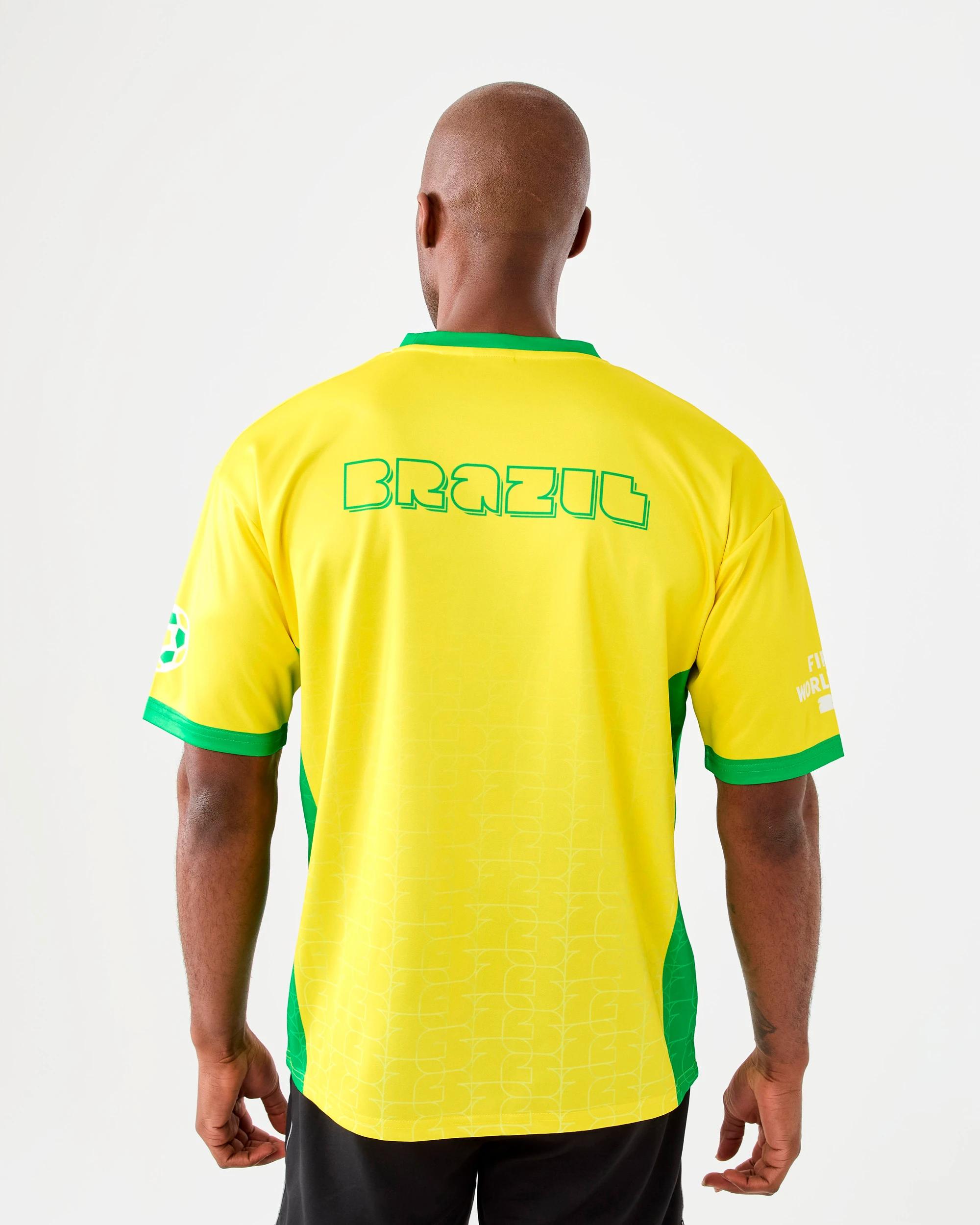 3 FIFA Country Adult T-shirt Brazil, 3 of 9