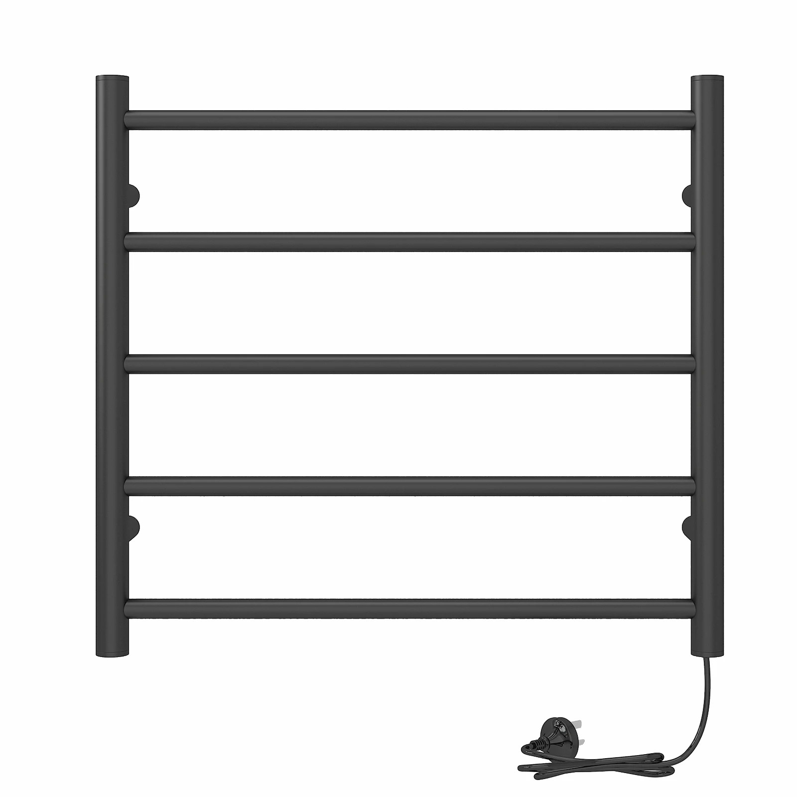 6 Advwin Electric Wall Mounted Heated Towel Rail - Black, 6 of 6