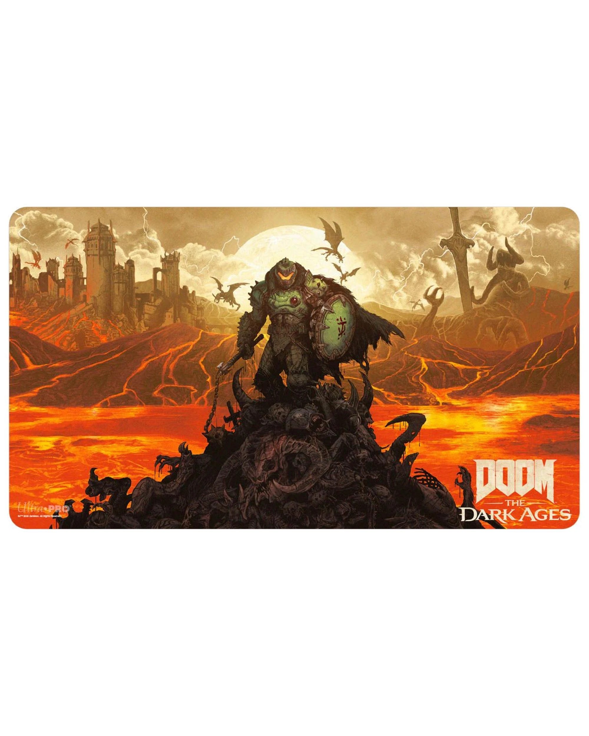 1 ULTRA PRO Doom The Dark Ages Iron Tank Playmat - Multi, 1 of 4