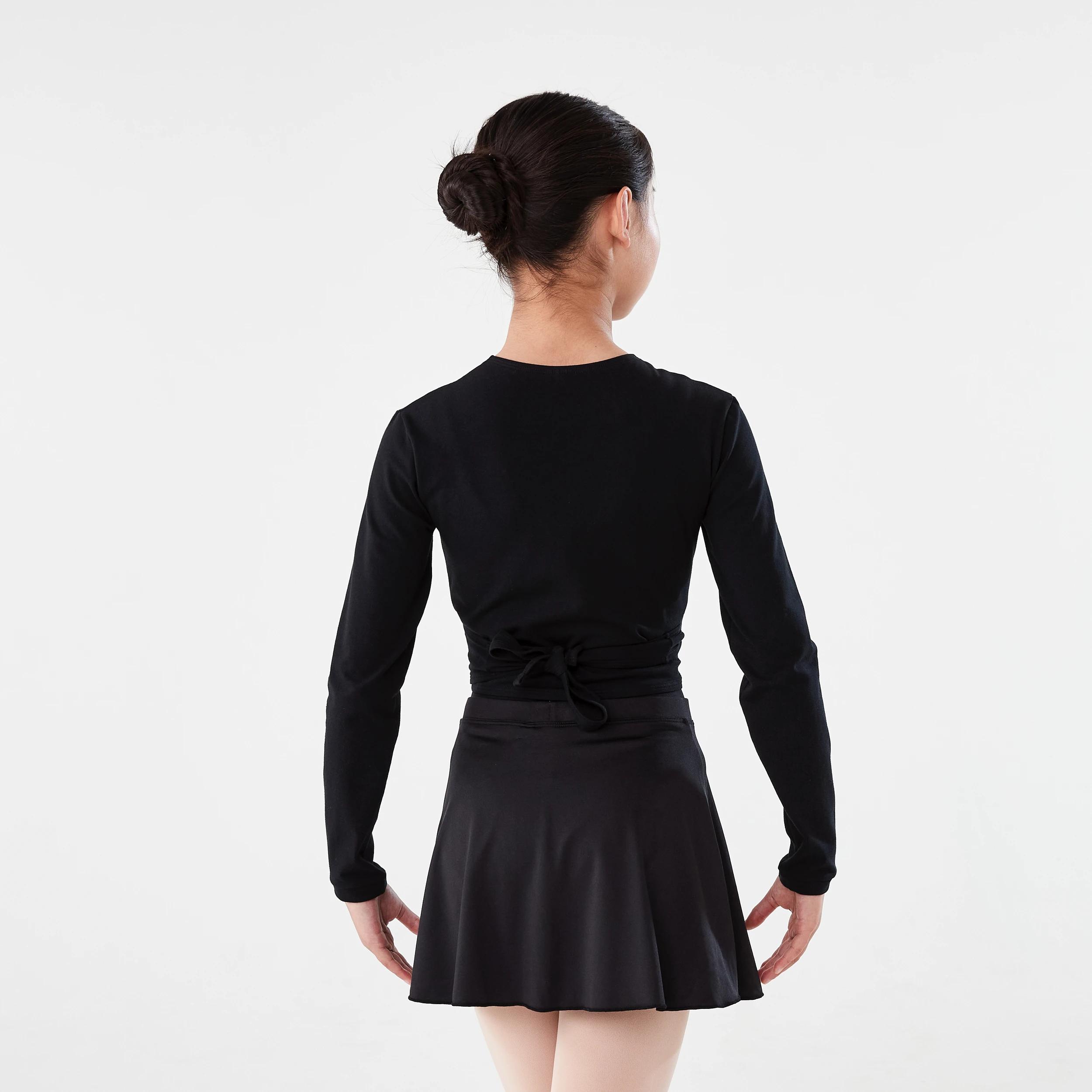 3 Dance Wrap Top BLACK, 3 of 10