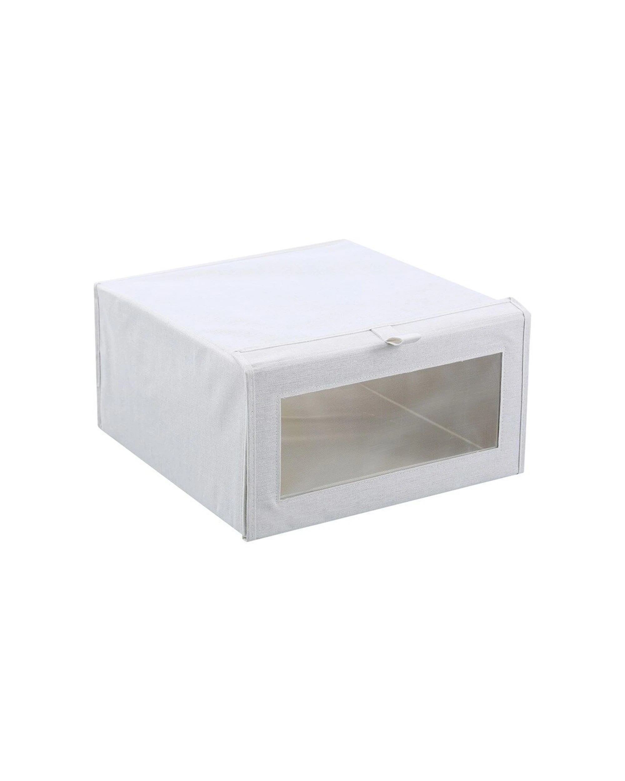 2 Boxsweden Kloset Linen Foldable Clothing Storage Box 6PK 38x40x20cm Fabric
 - white, 2 of 6