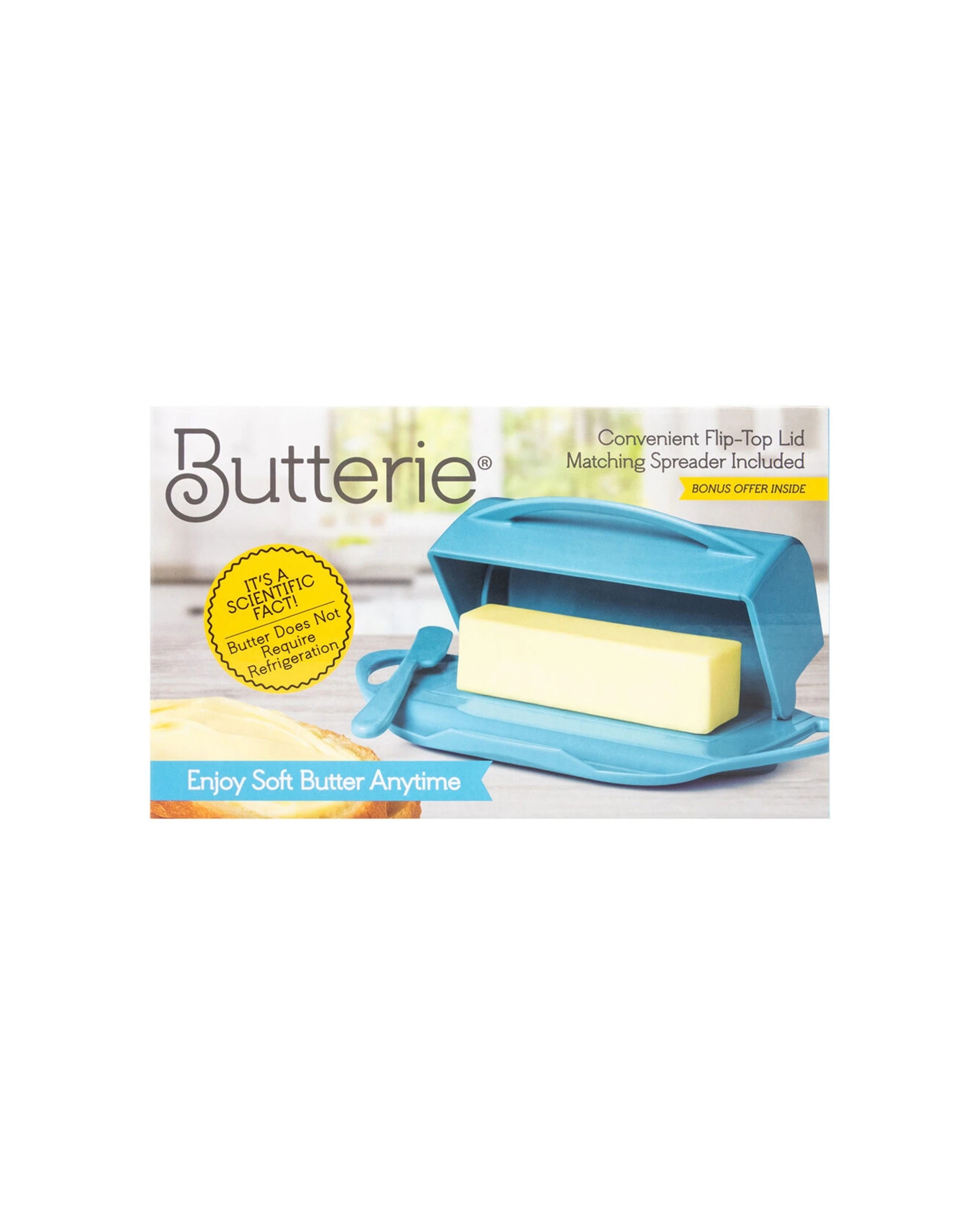 6 Butterie Flip Top Butter Dish Kitchen Storage 250g Capacity, 6 of 7