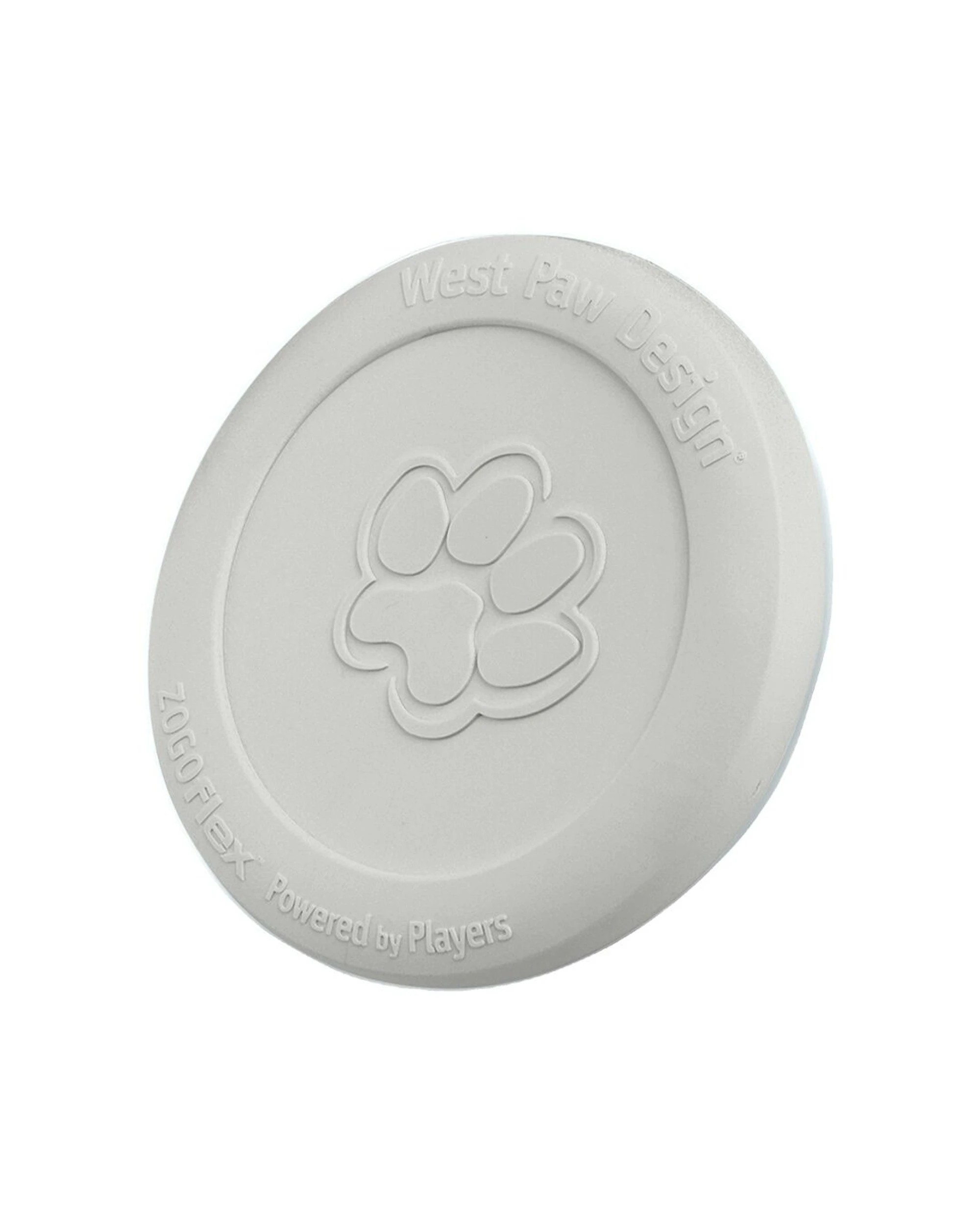 1 West Paw Zisc Dog Flying Disc Glow In The Dark Small Floats Travel Bowl - White, 1 of 1
