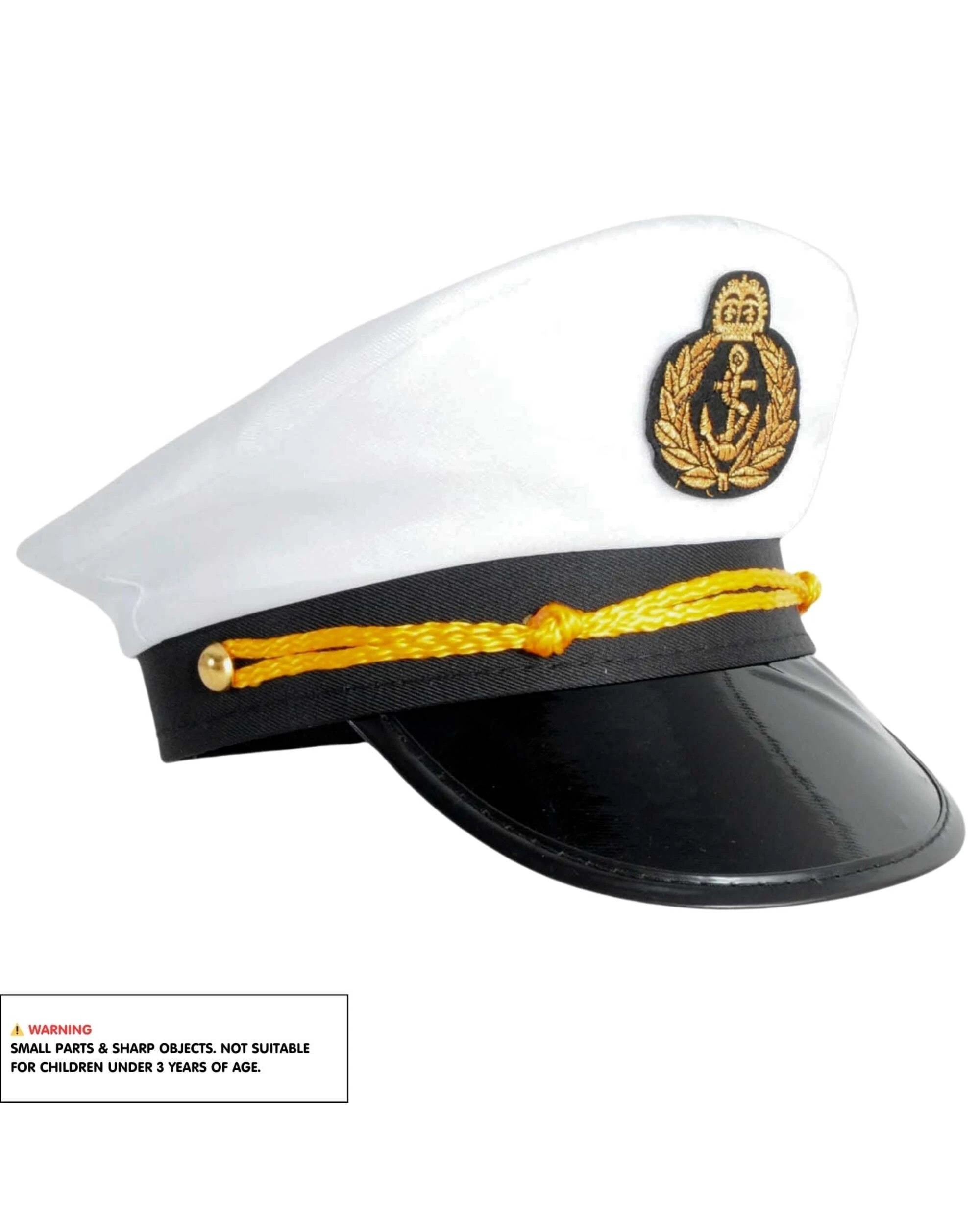 2 JD Party JDParty Skipper Captain Adult Hat - One Size - Multi, 2 of 2