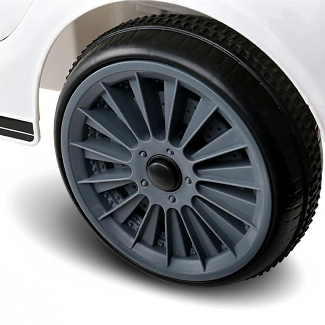 7 Rigo Kids Electric Ride On Car Cars Music Headlight Remote Control 12V - White, 7 of 8