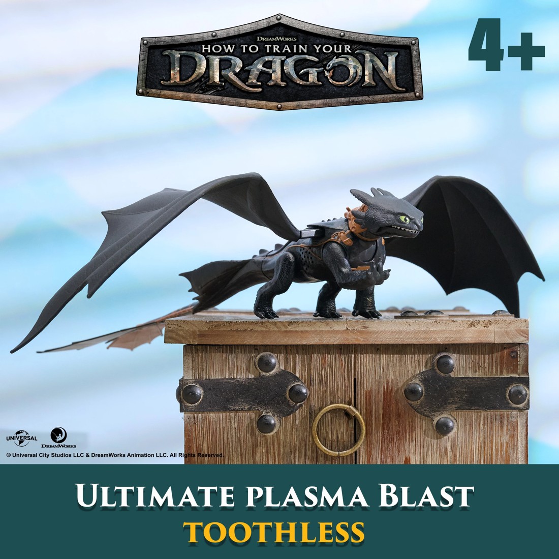 3 How To Train Your Dragon Ultimate Plasma Blast Toothless Action Figure, 3 of 9