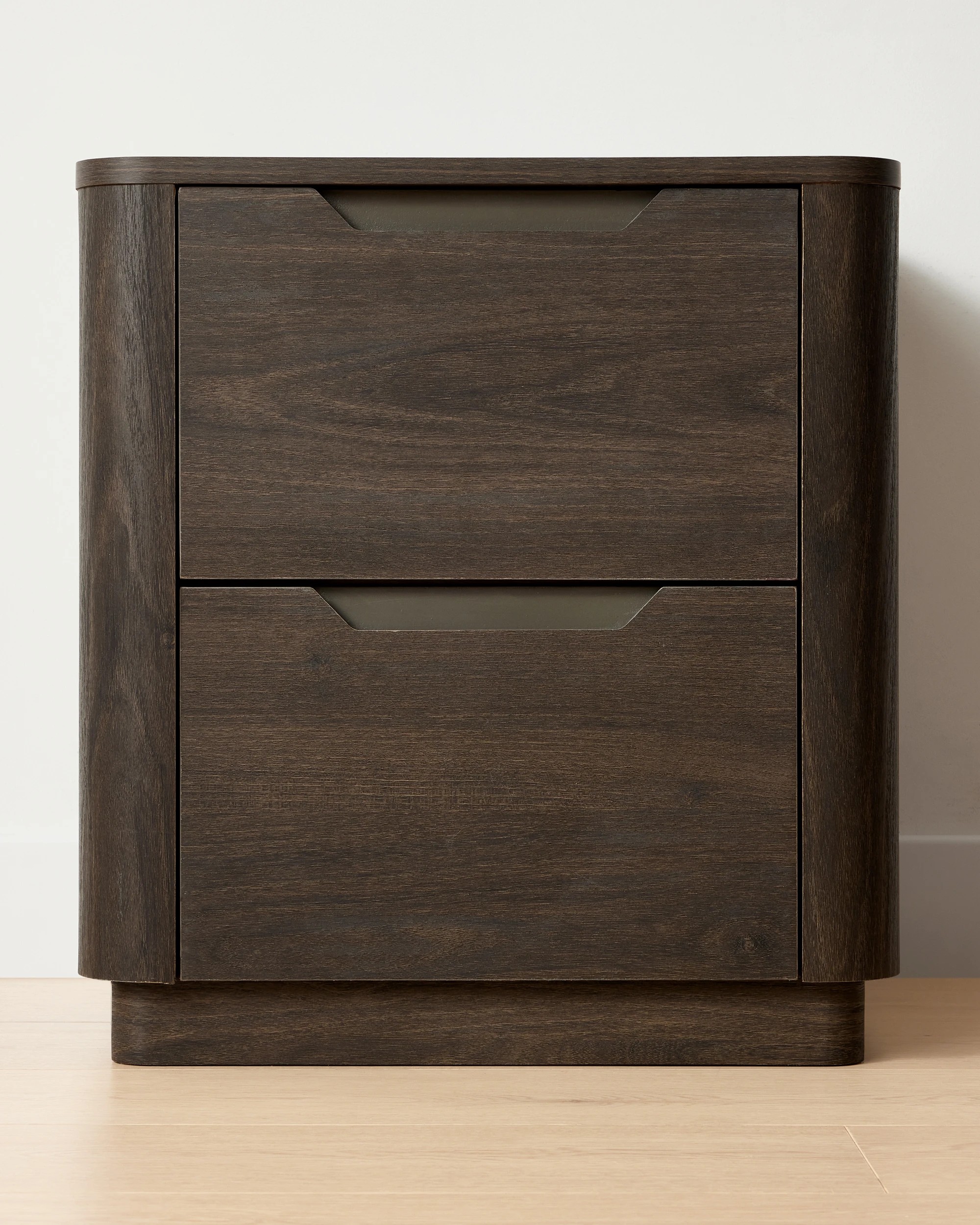 3 Miles 2 Drawer Bedside Table - Walnut, 3 of 7