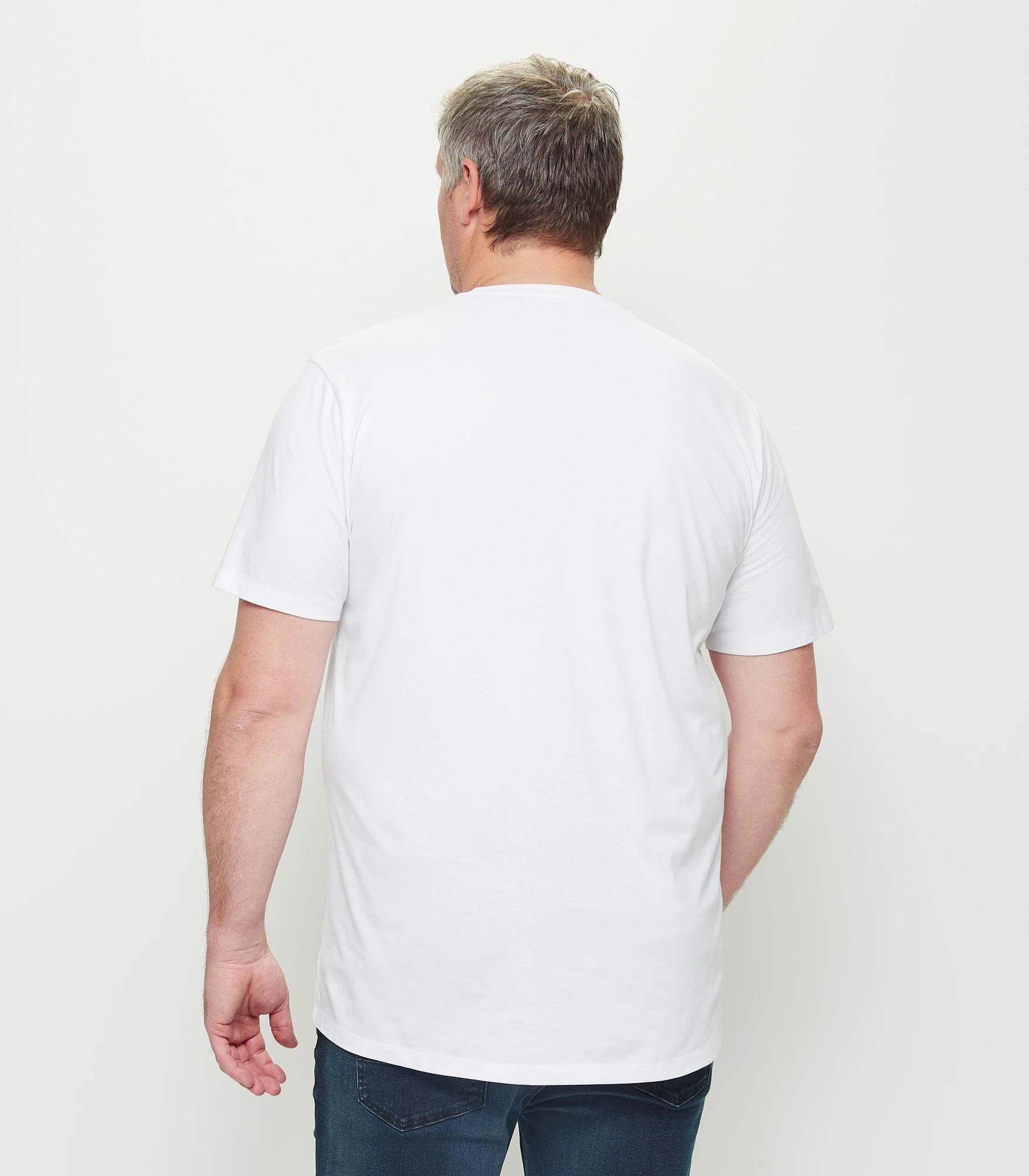 4 Target Plus Size Australian Cotton Crew T-shirt WHITE, 4 of 6