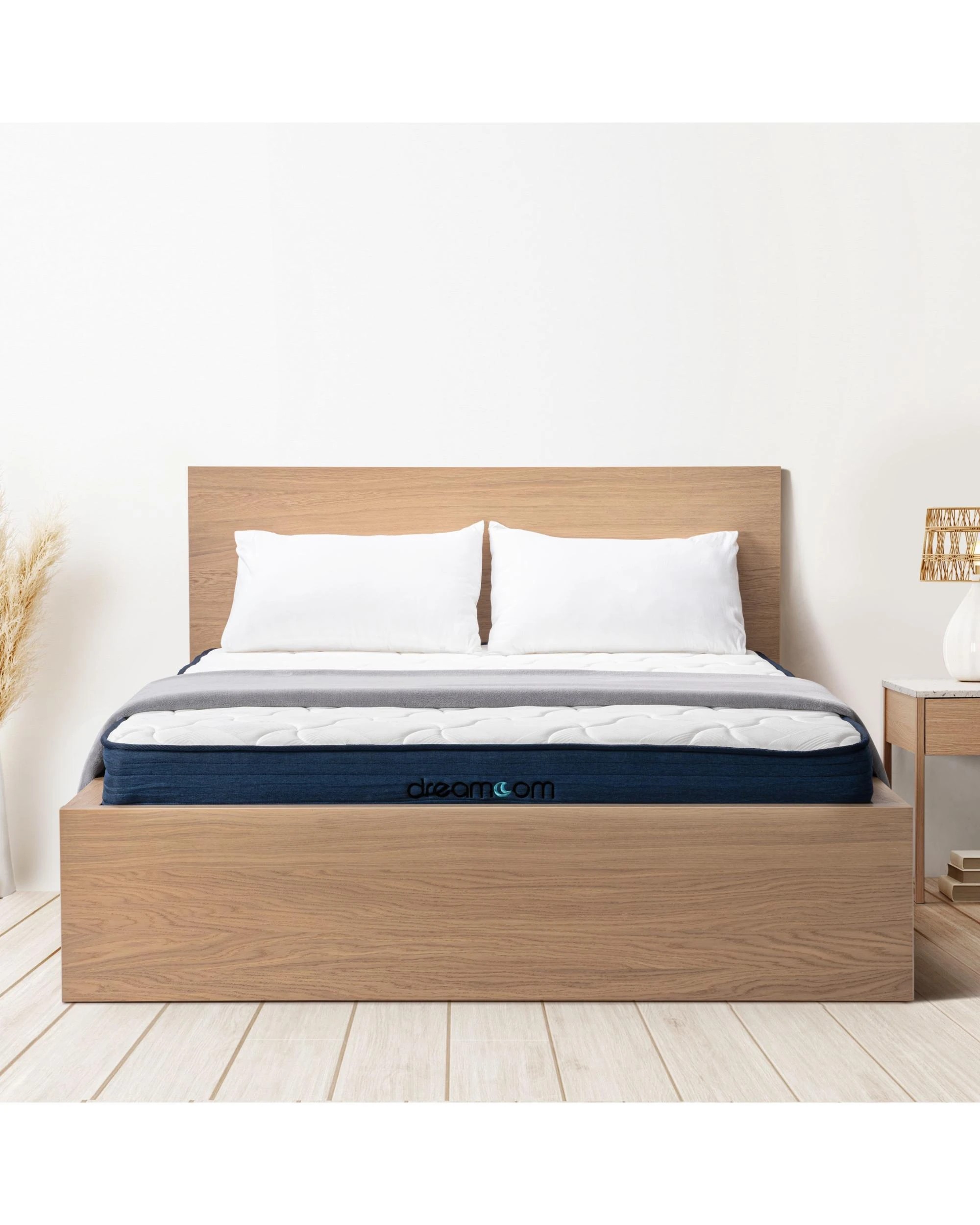 2 Kodu Bonnell Spring 19cm Mattress Queen - King Bed - Blue, 2 of 8