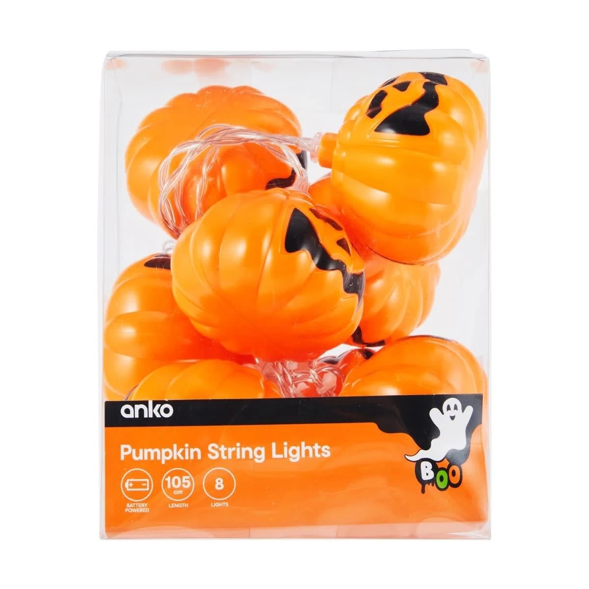 3 Pumpkin String Lights, 3 of 4