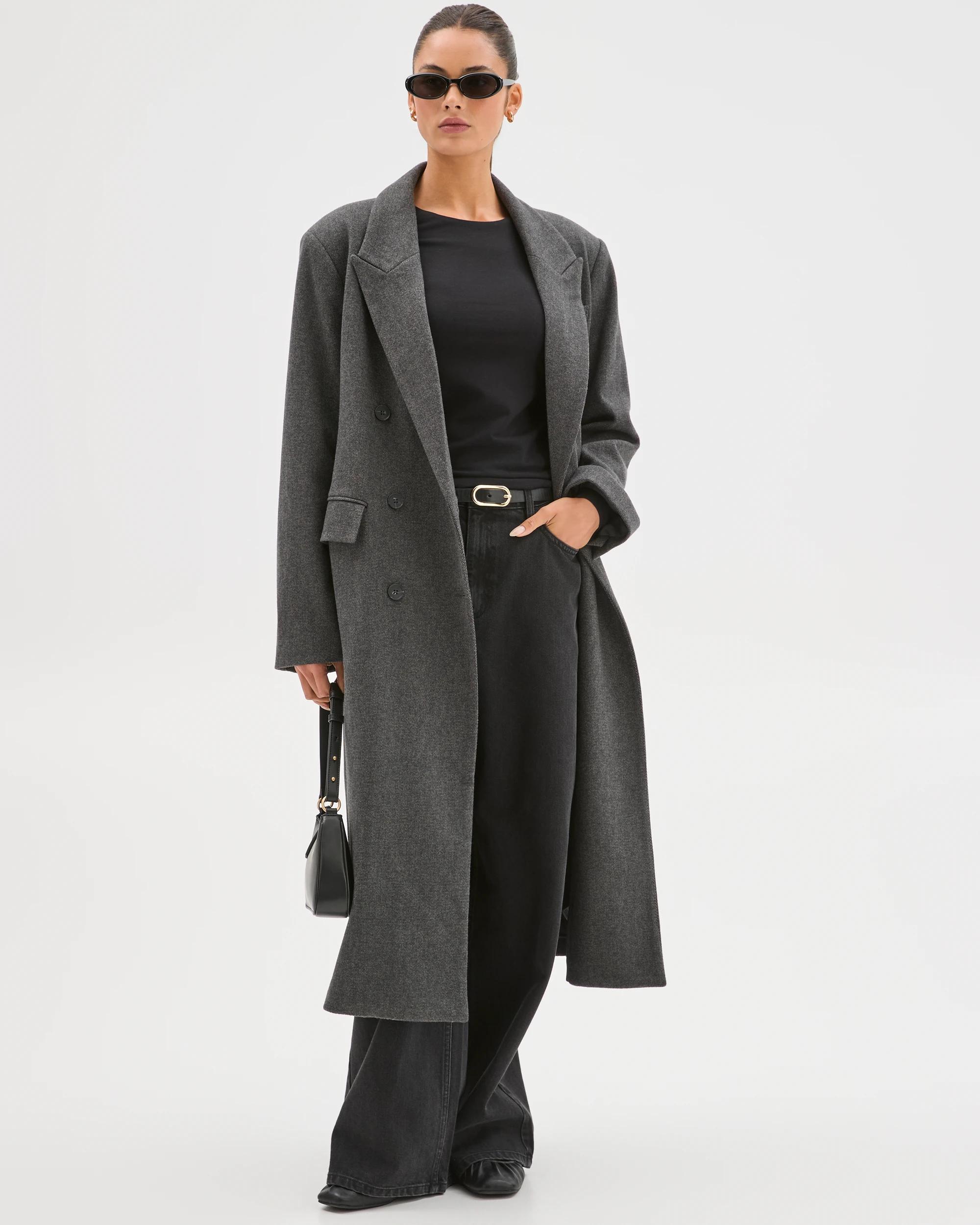 1 Lily Loves Winter Coat CHARCOAL MARLE, 1 of 8