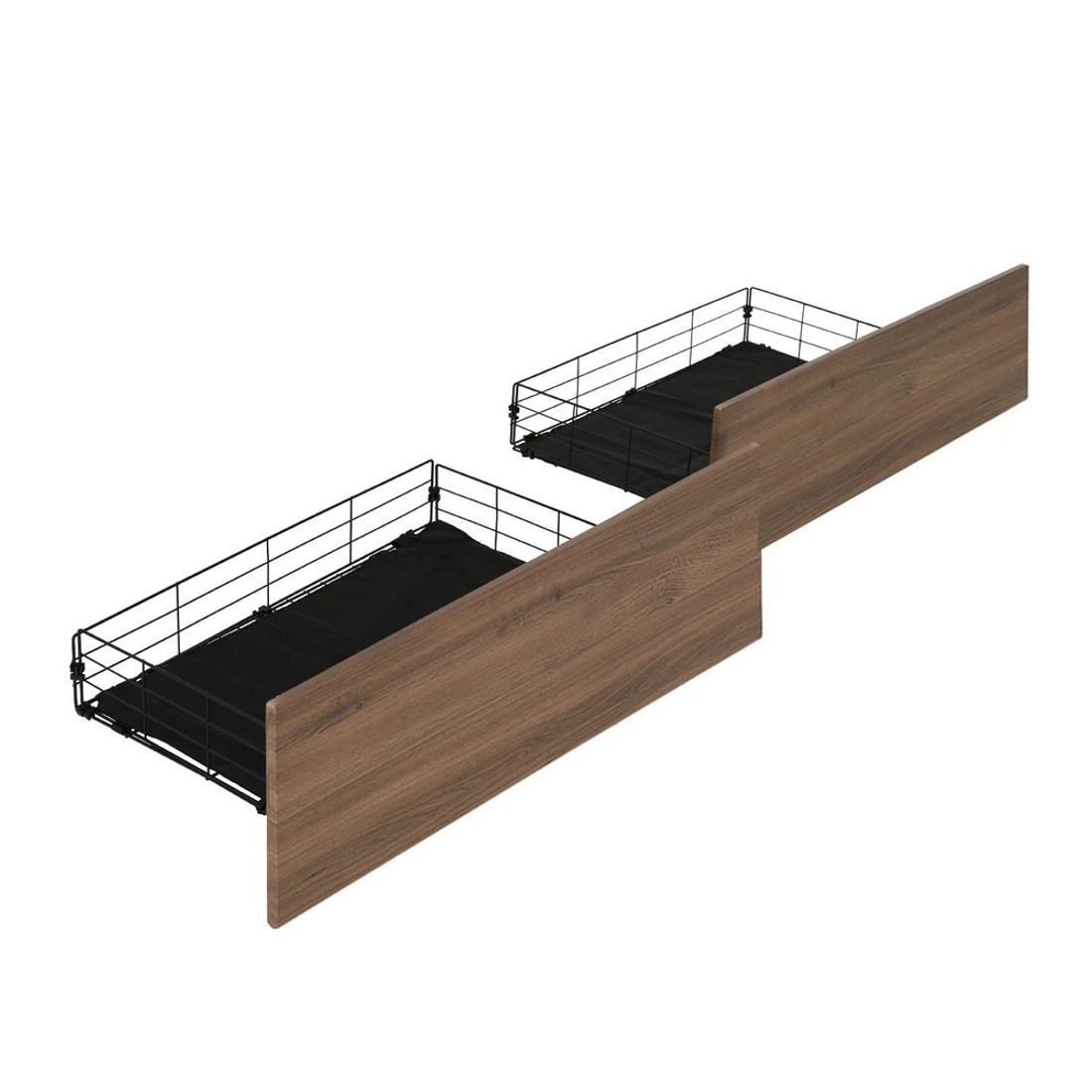 1 Artiss 2x Bed Frame Storage Drawers Trundle - Multi, 1 of 7