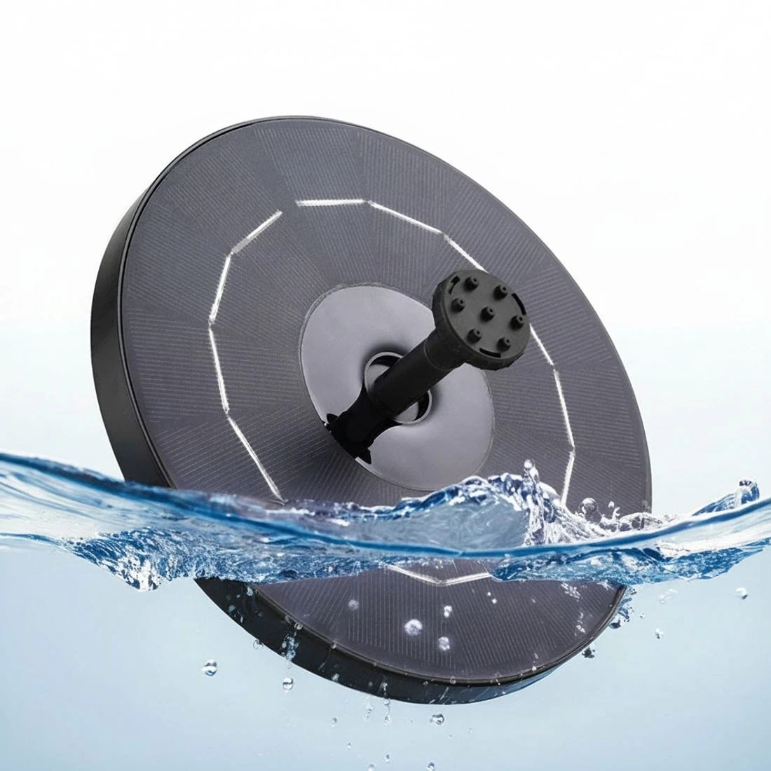 4 Gardeon Floating Solar Pond Water Fountain Pump Submersible Fountains - Black, 4 of 6