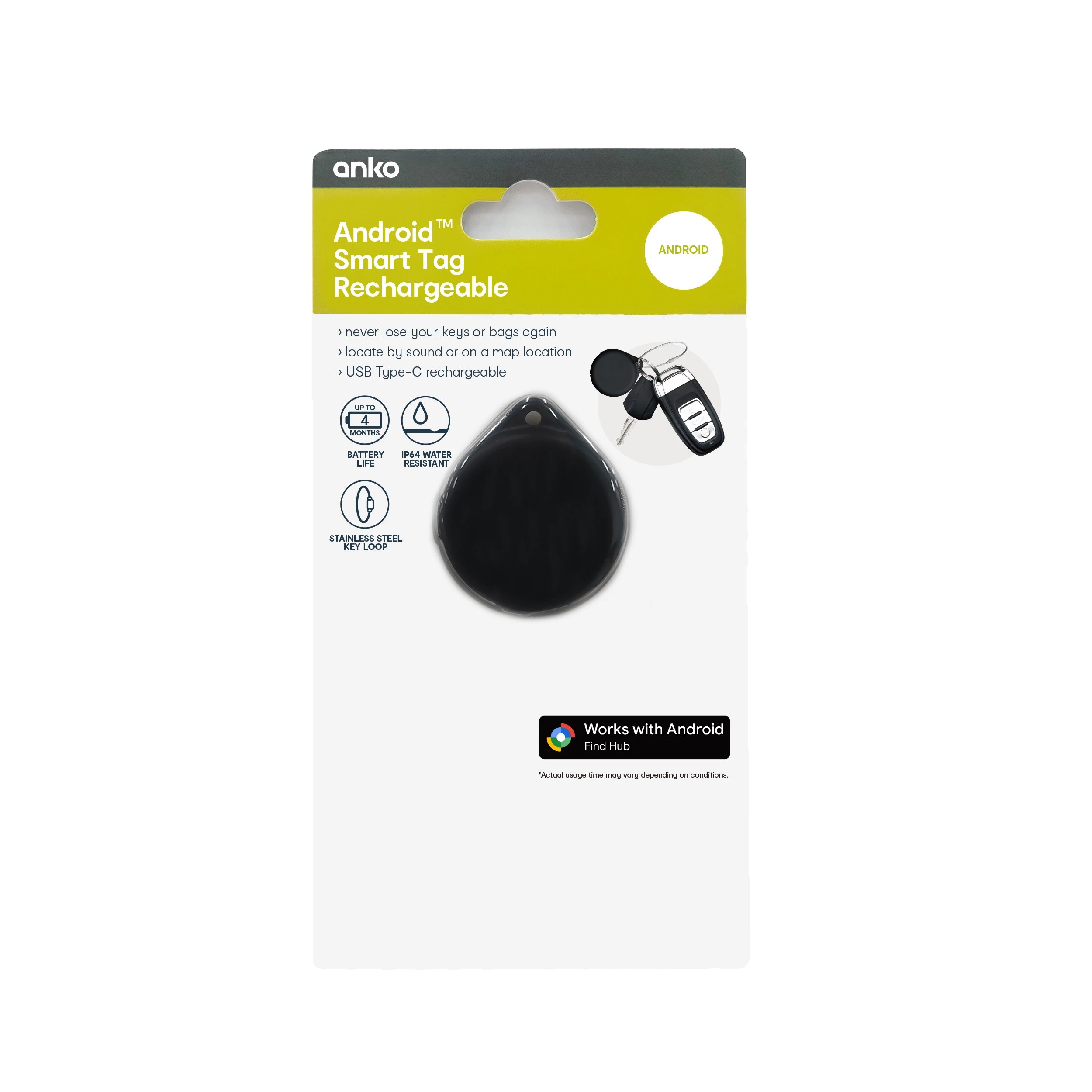 1 Type C Google Smart Tag, 1 of 4