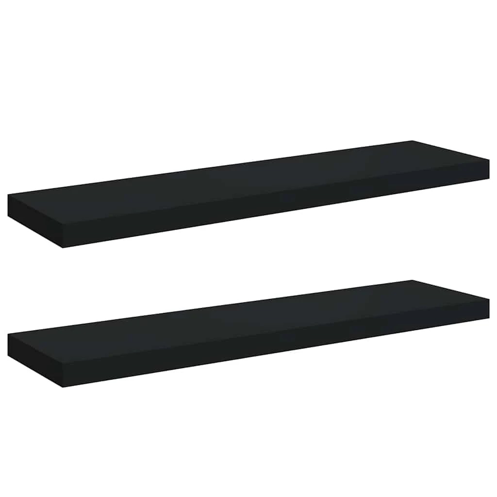 1 vidaXL Wall shelf Wall mounting - Black, 1 of 9