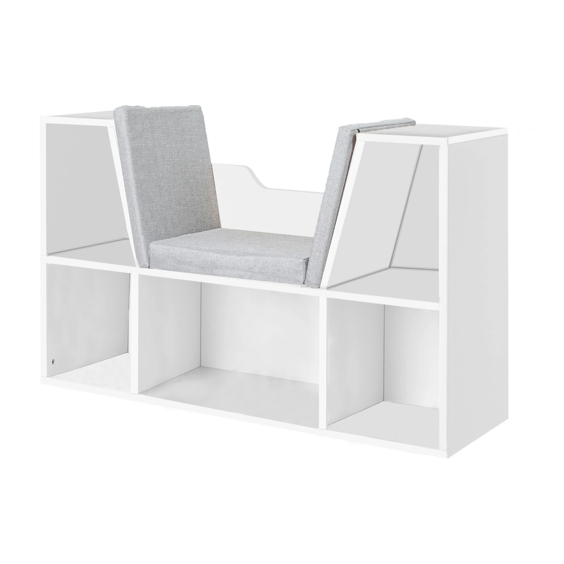 1 Levede Kids Bookshelf - White, 1 of 6