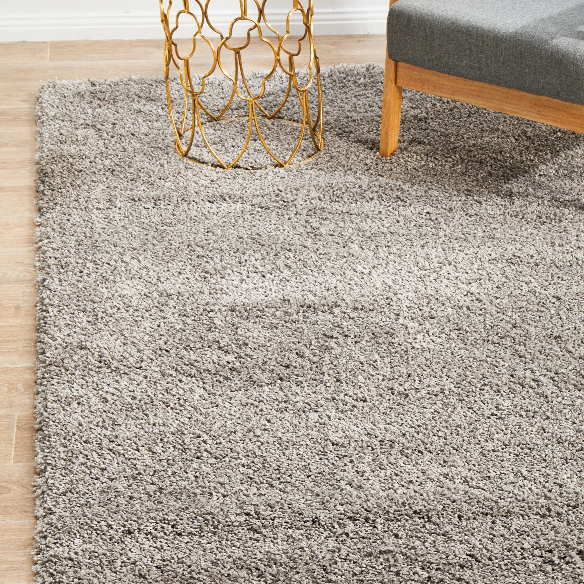 4 Common Ground Rugs Bayfront 290x200cm - Large Shag Rug - Grey, 4 of 9