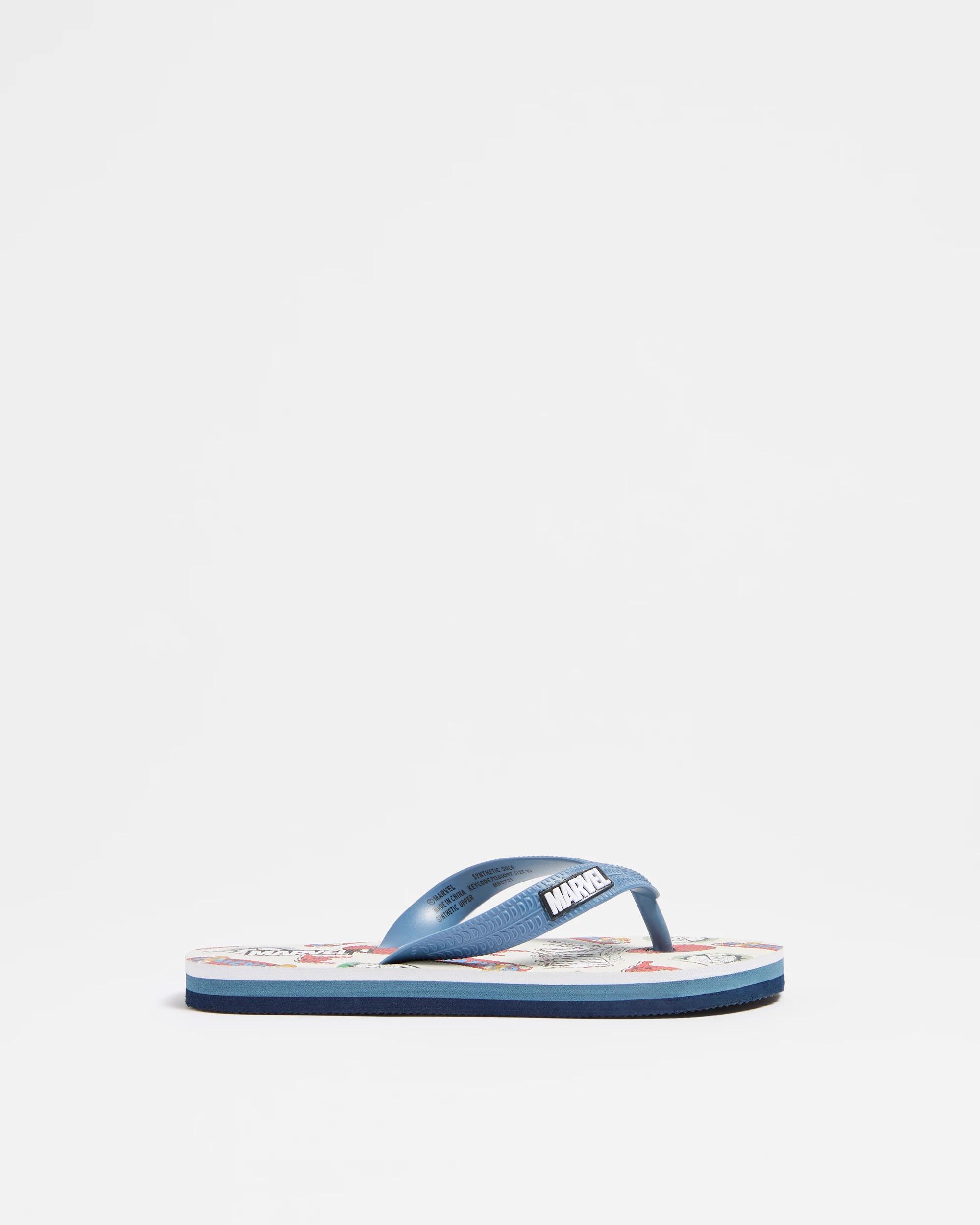 1 Boys Junior Spider-man Thongs BLUE, 1 of 3