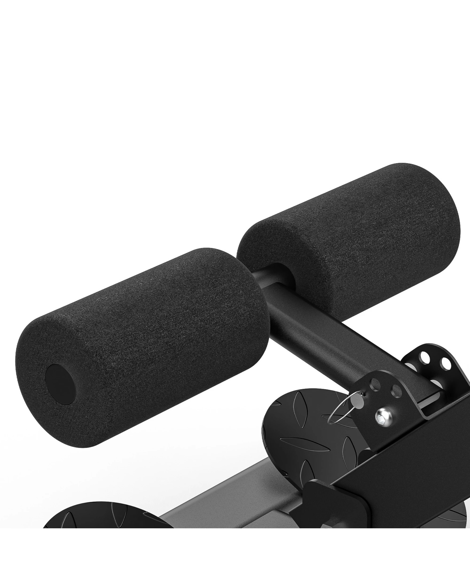 6 ADVWIN Adjustable Roman Chair, AB Back Hyperextension Bench Foldable with 3 Angle & 7 Height Adjustable, 6 of 8