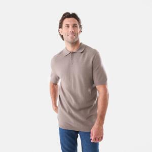 Button Up Knit Polo Shirt