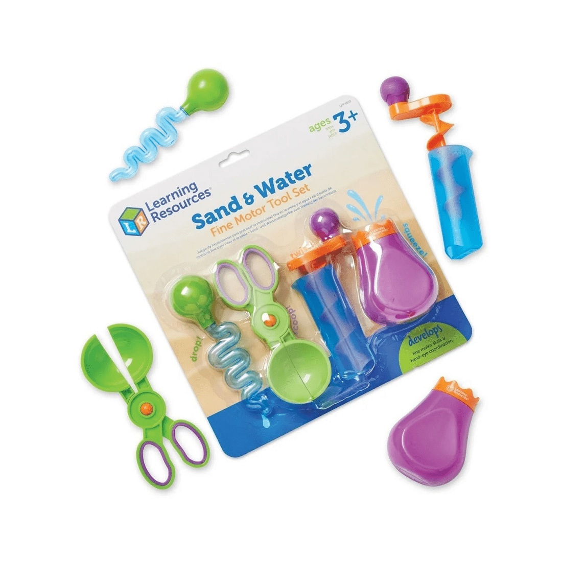 2 Learning Resources Sand and Water Fine Motor Skills Tool Set, 2 of 5