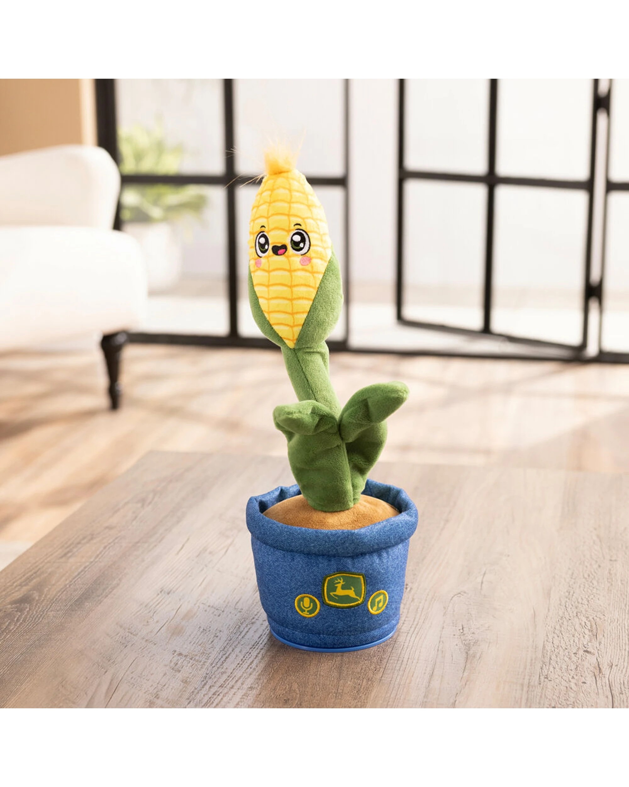 3 John Deere Corny Dancer Plush Musical Dancing Toy Dance Music Speech Repetition - Multi, 3 of 3