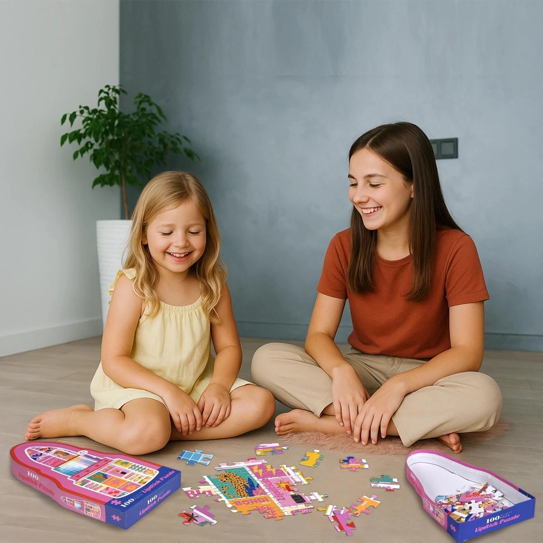 9 100 Piece Cupcake and Lipstick Puzzles - Assorted, 9 of 10