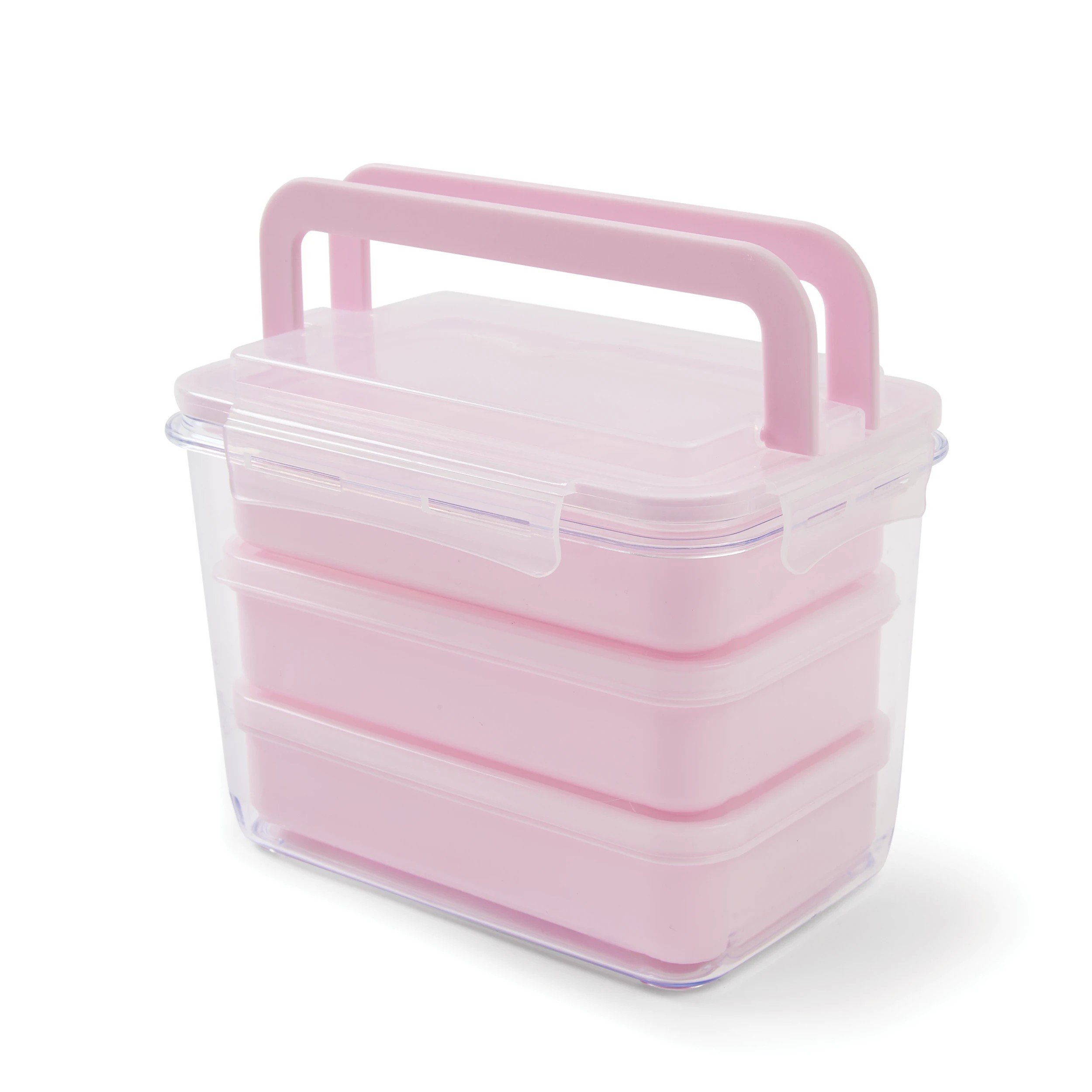 7 7 Piece Meal Prep Set - Pink, 7 of 8