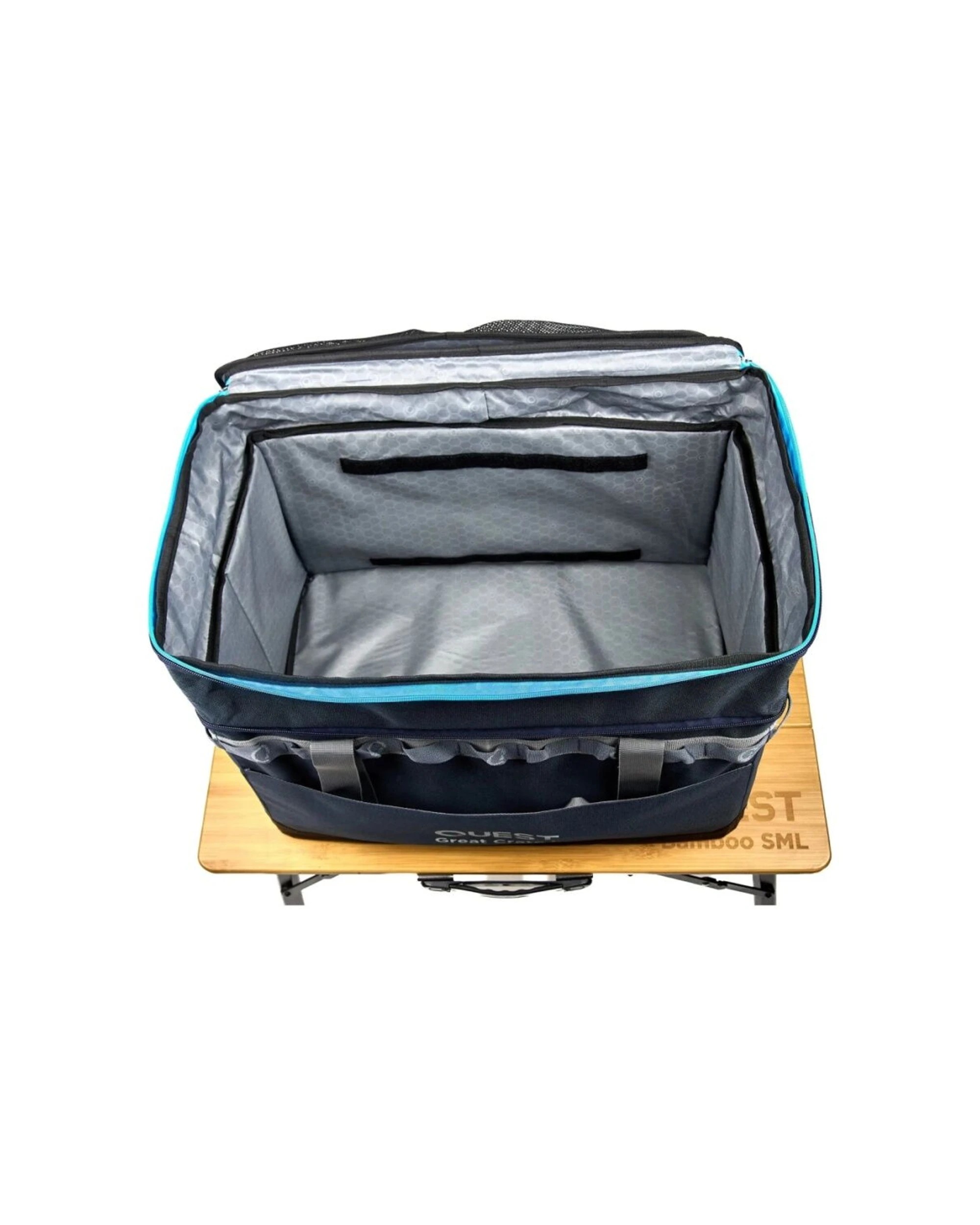 8 Quest Outdoors Great Crate Large Collapsible Expandable Camping Storage 63-82L - Black, 8 of 8