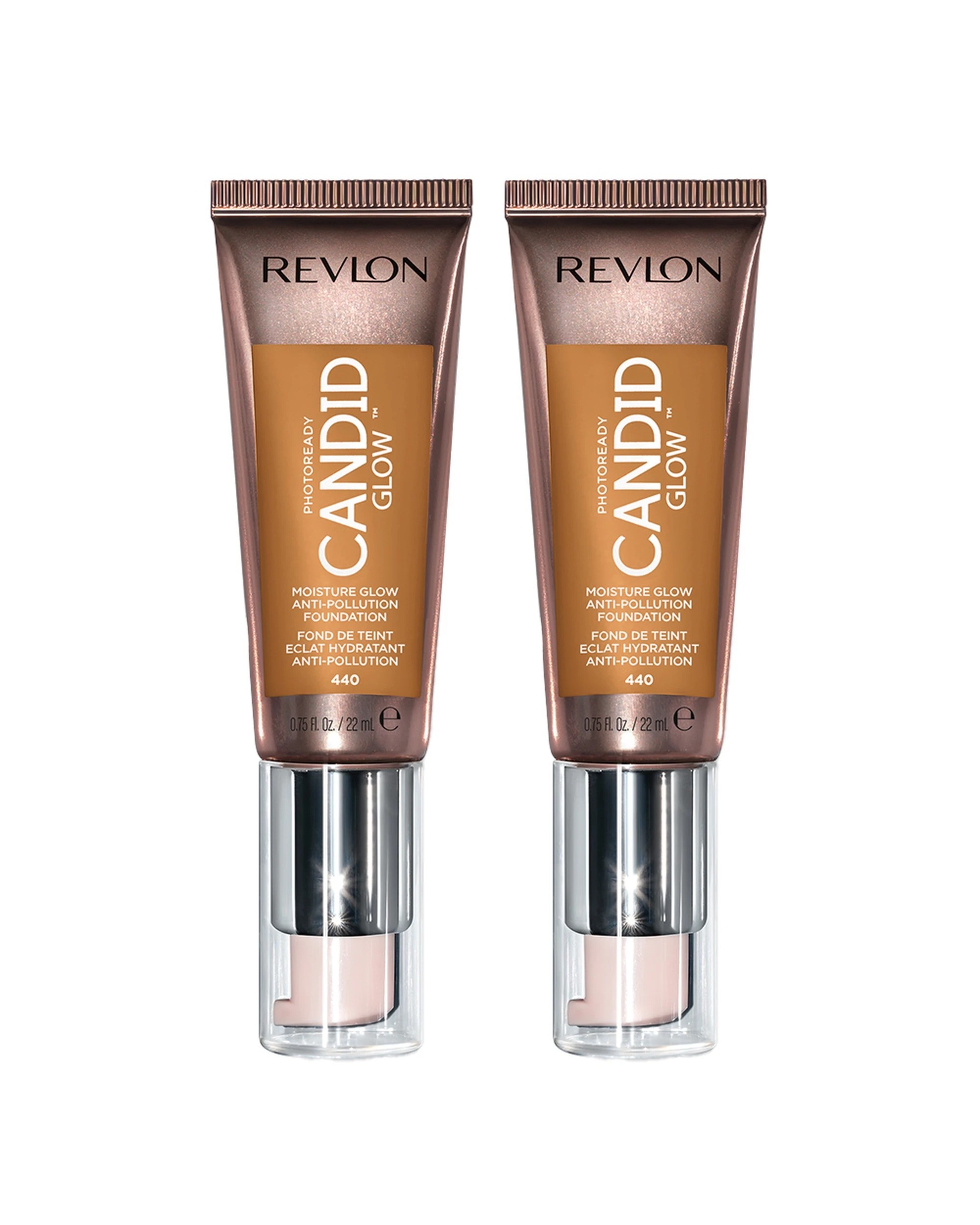 1 Revlon Photoready Candid Glow Moisture Glow Foundation 22ml 440 Caramel - 2 Pack, 1 of 1