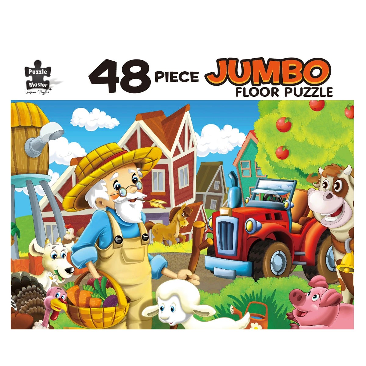 5 Puzzle Master 48 Piece Jumbo Puzzles Feeding Time, 5 of 7